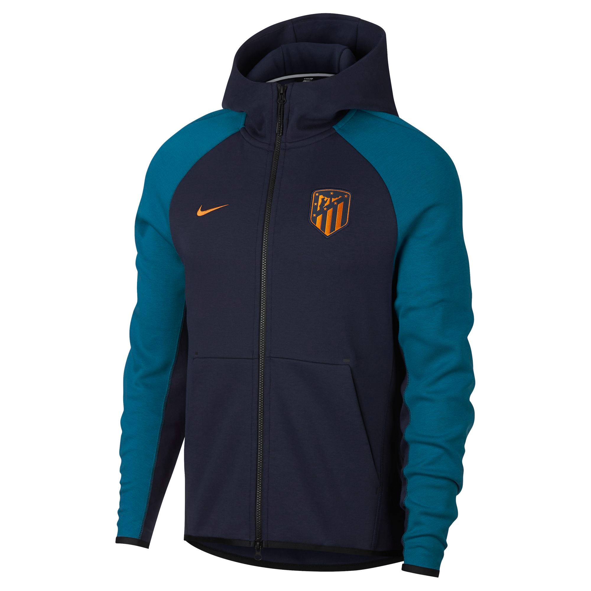 Windrunner Polaire Authentic Tech Atlético de Madrid - Bleu Foncé