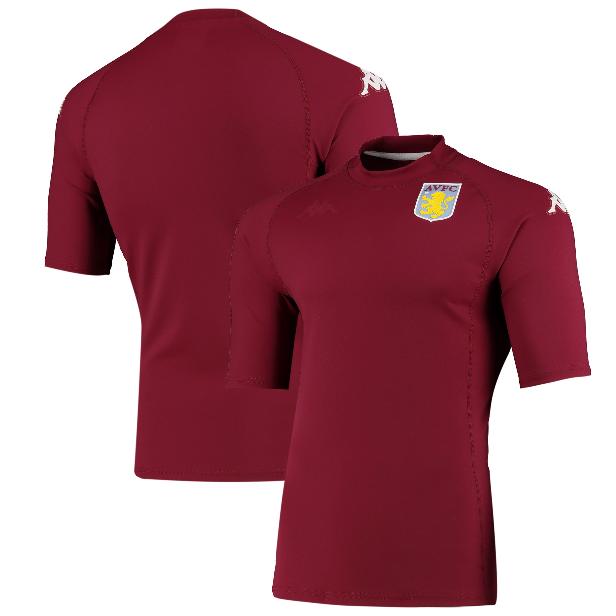 Aston Villa Kappa Active Jersey - Claret - Mens
