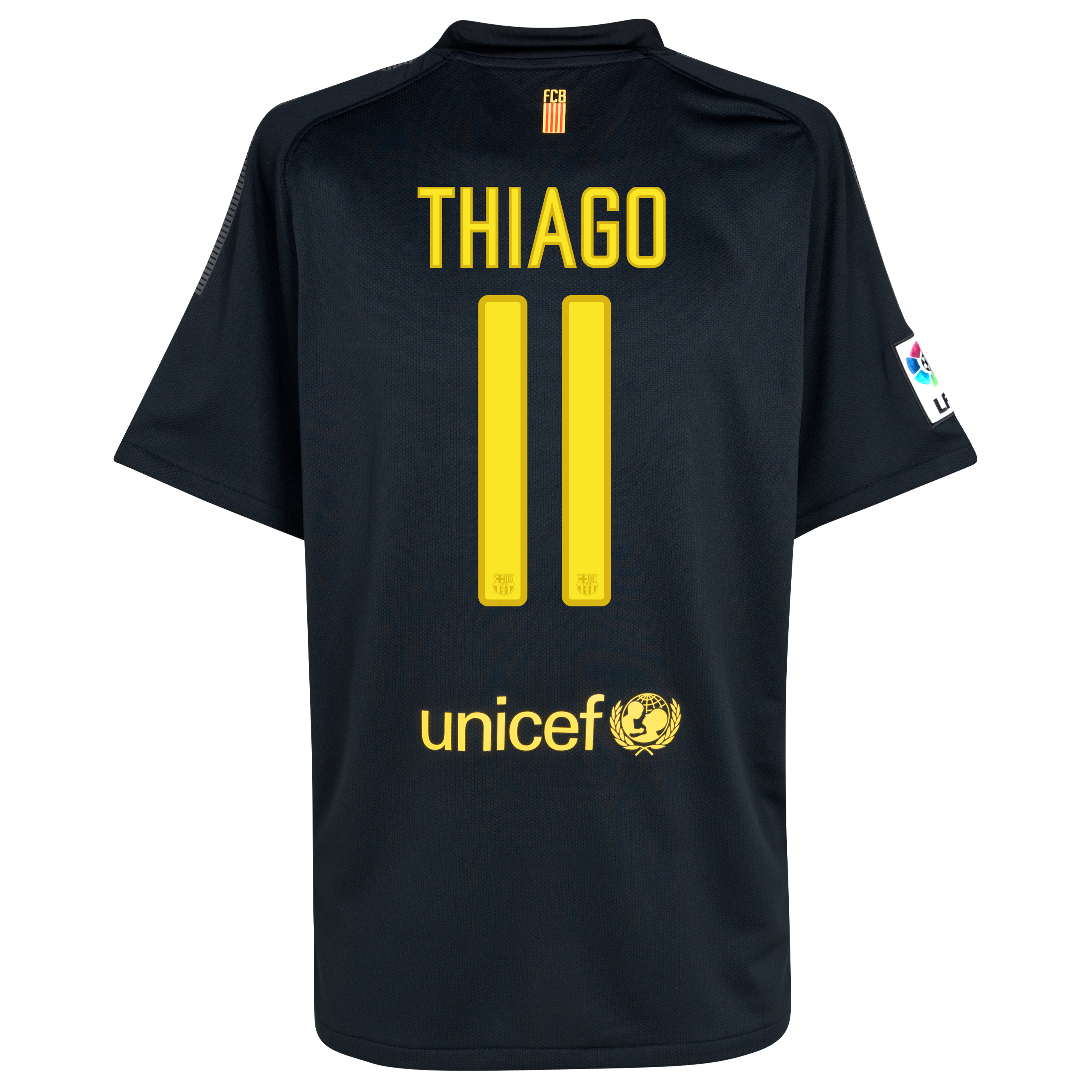 Barcelona Away Shirt 2011/12 - Kids with Thiago 11 printing.