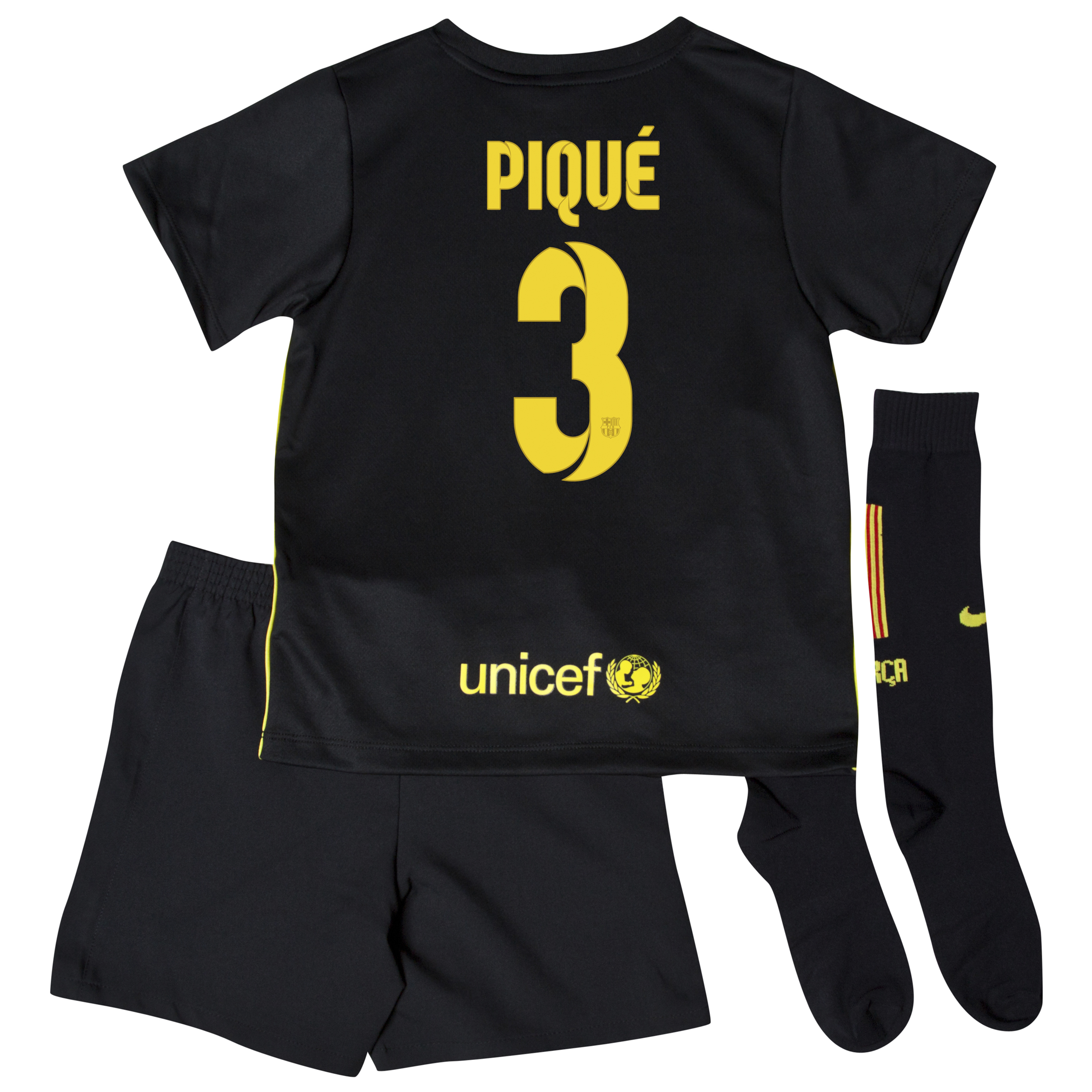 Barcelona Third Kit 2013/14 - Little Boys with Pique 3 printing