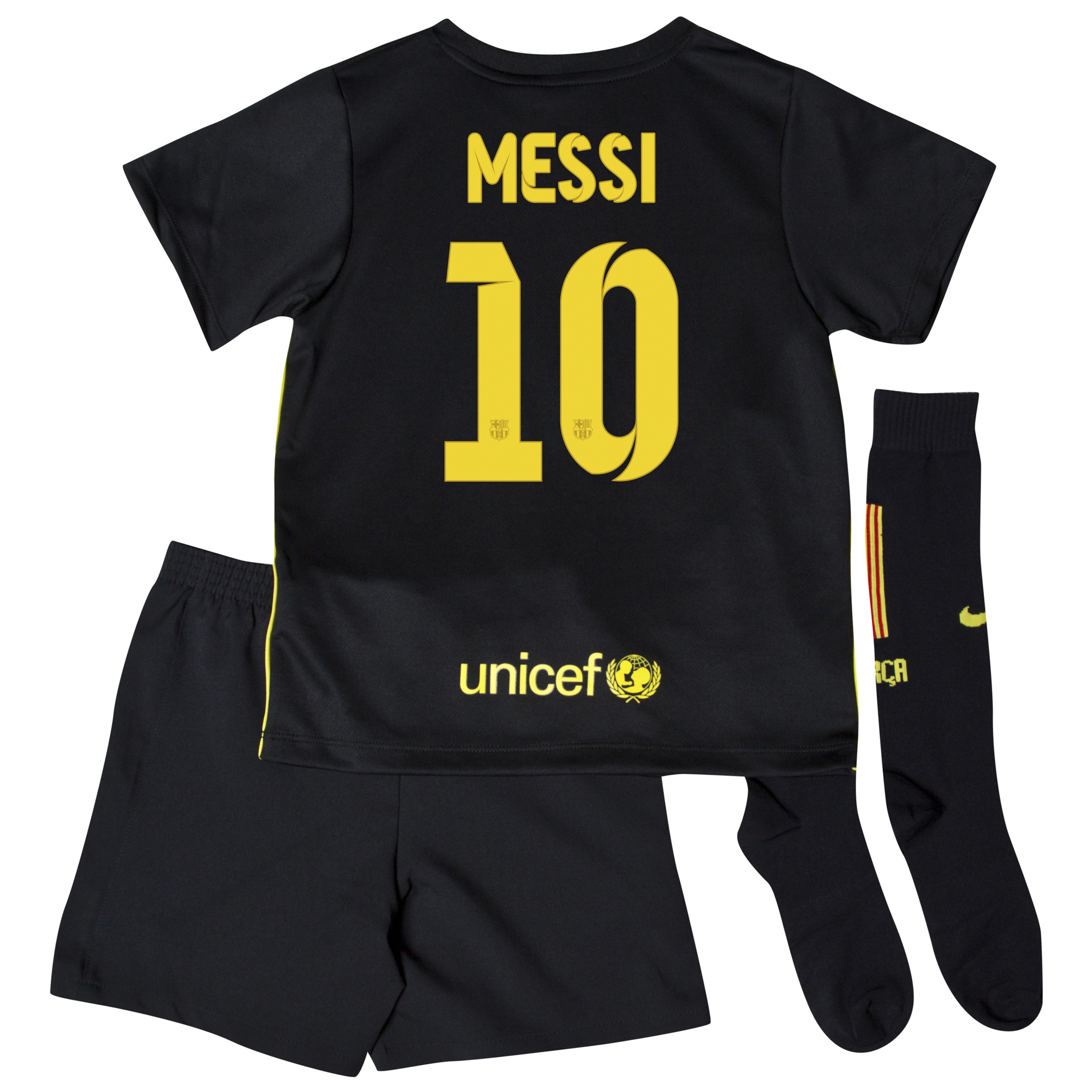 Barcelona Third Kit 2013/14 - Little Boys with Messi 10 printing