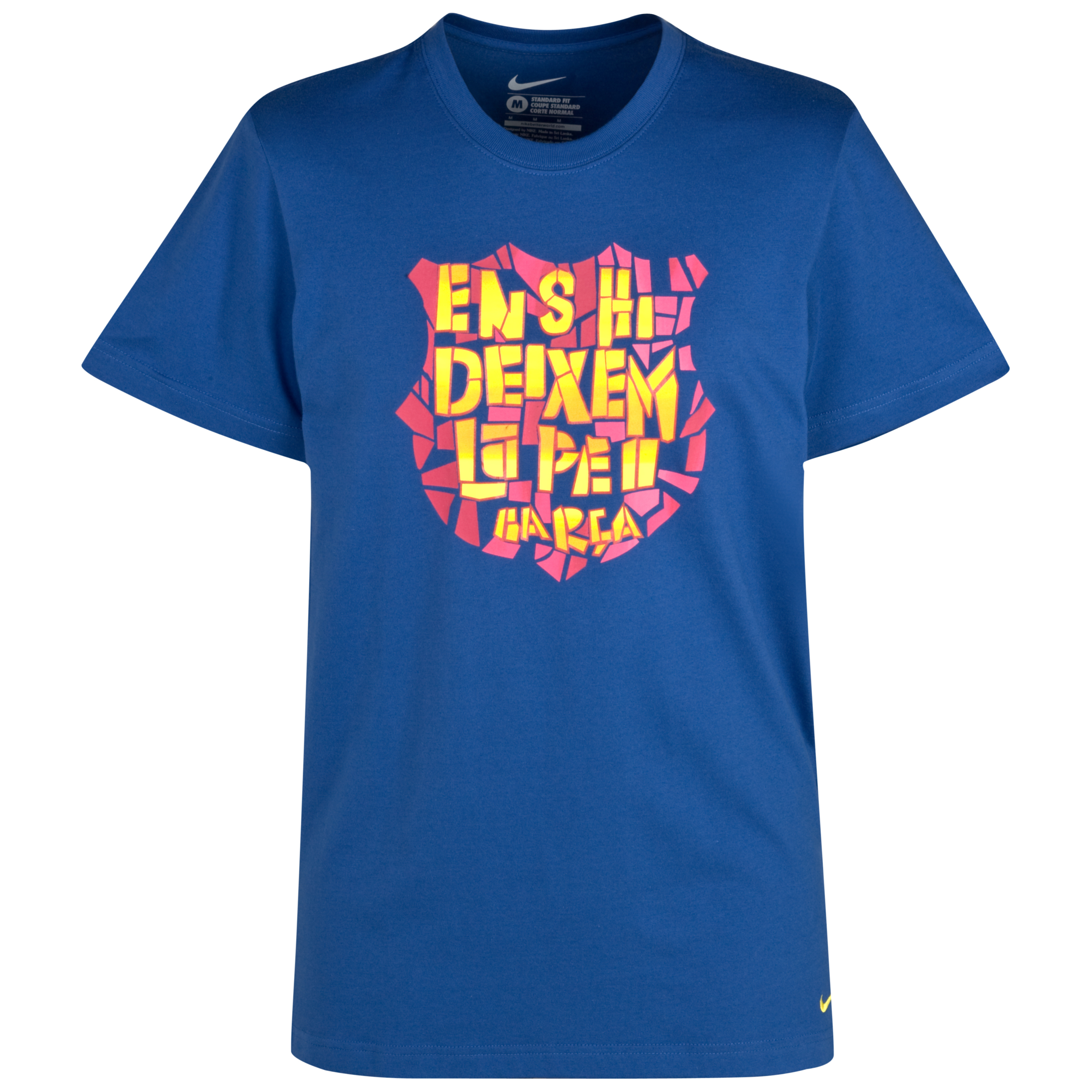 Barcelona Core T Shirt Storm Blue Youths