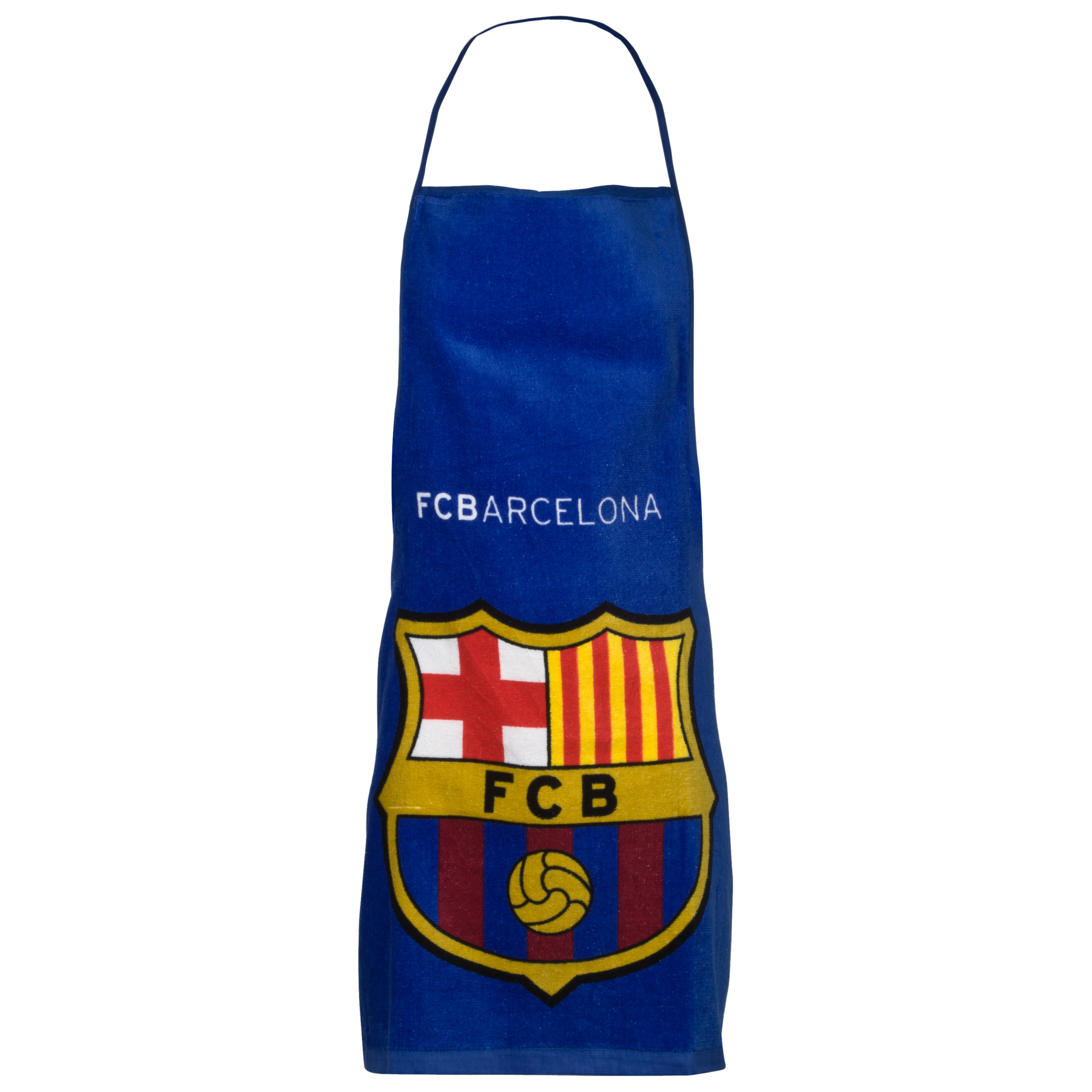 Davantal escut FC Barcelona - blau