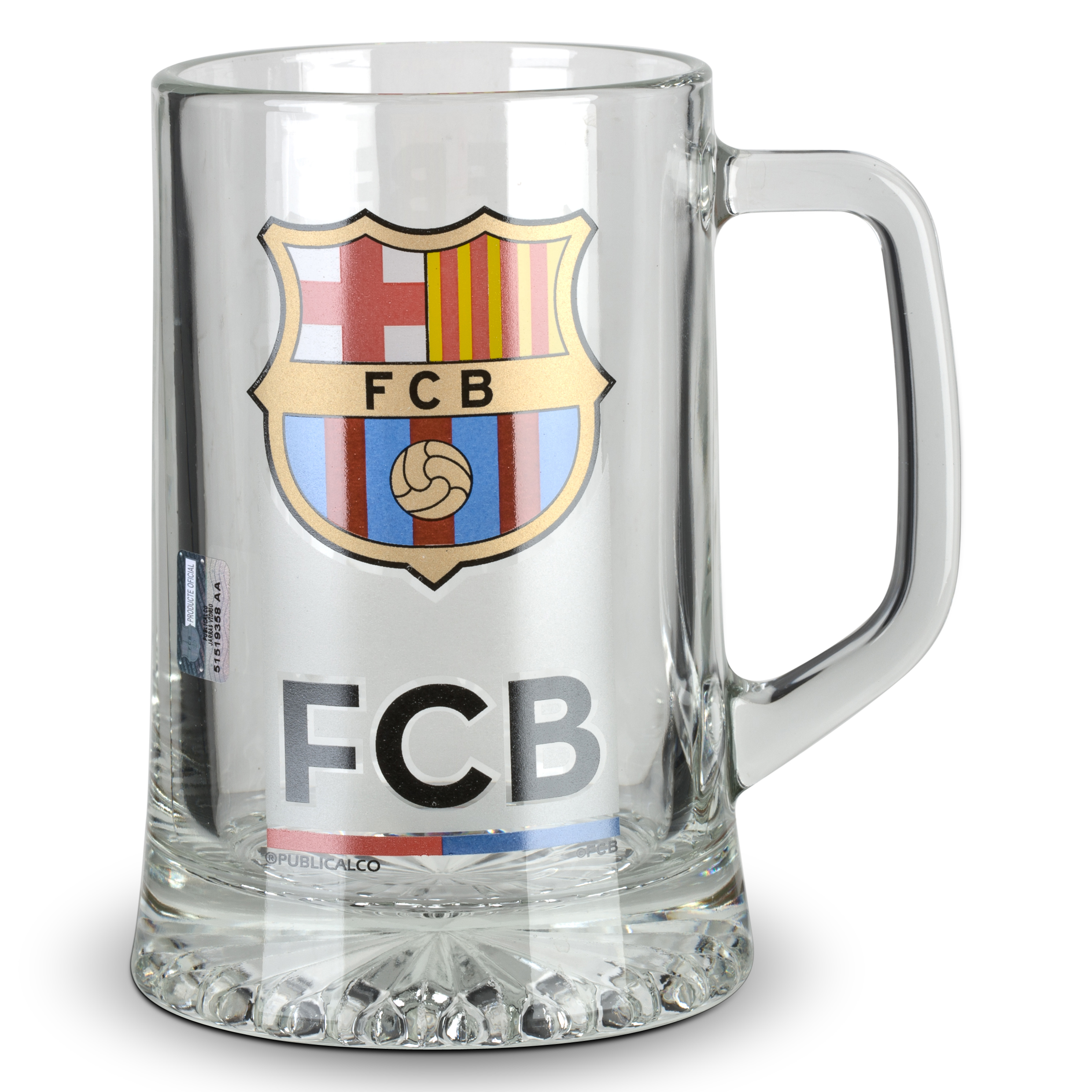 Barcelona The Best Team Glass Tankard