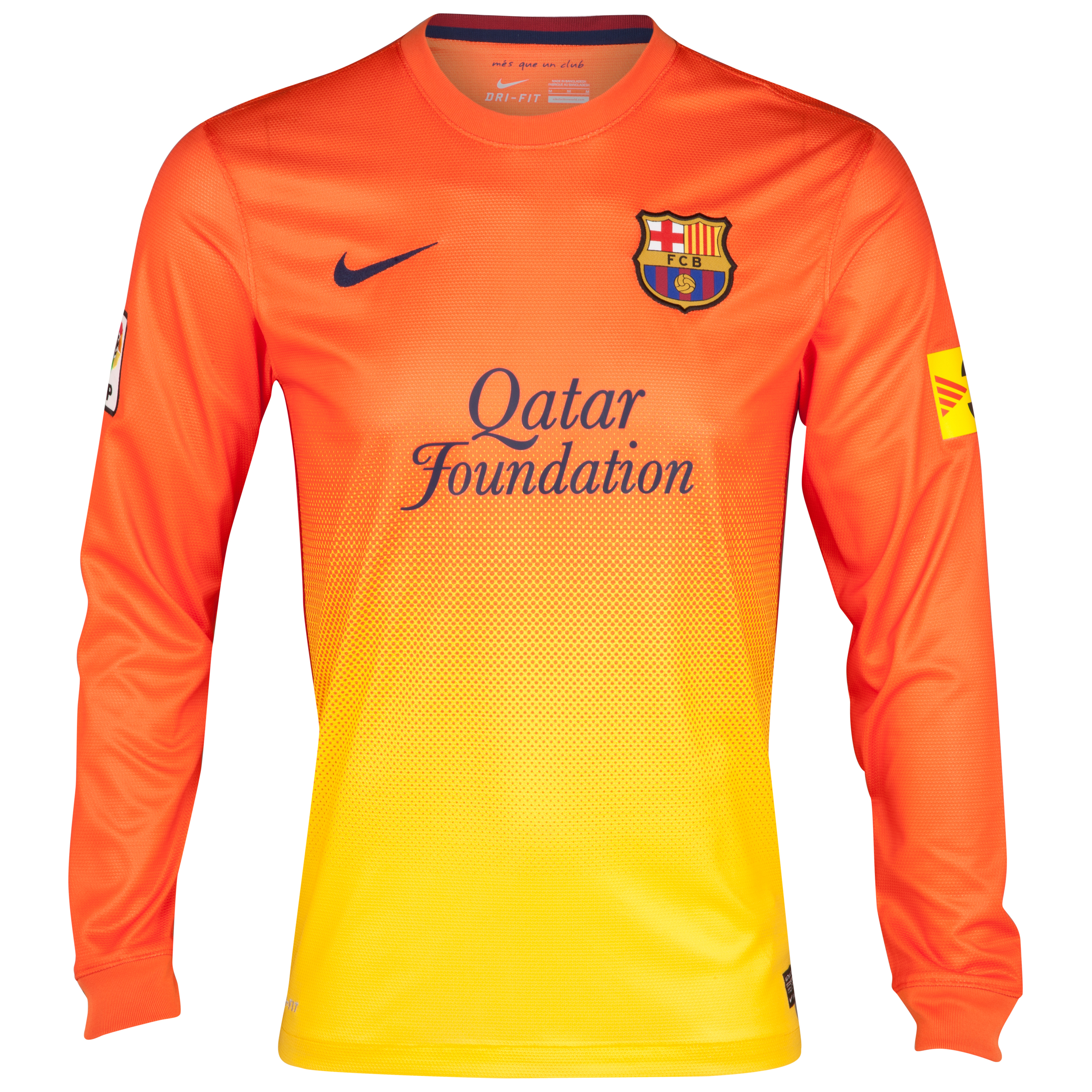 Barcelona Away Shirt 2012/13 Long Sleeved
