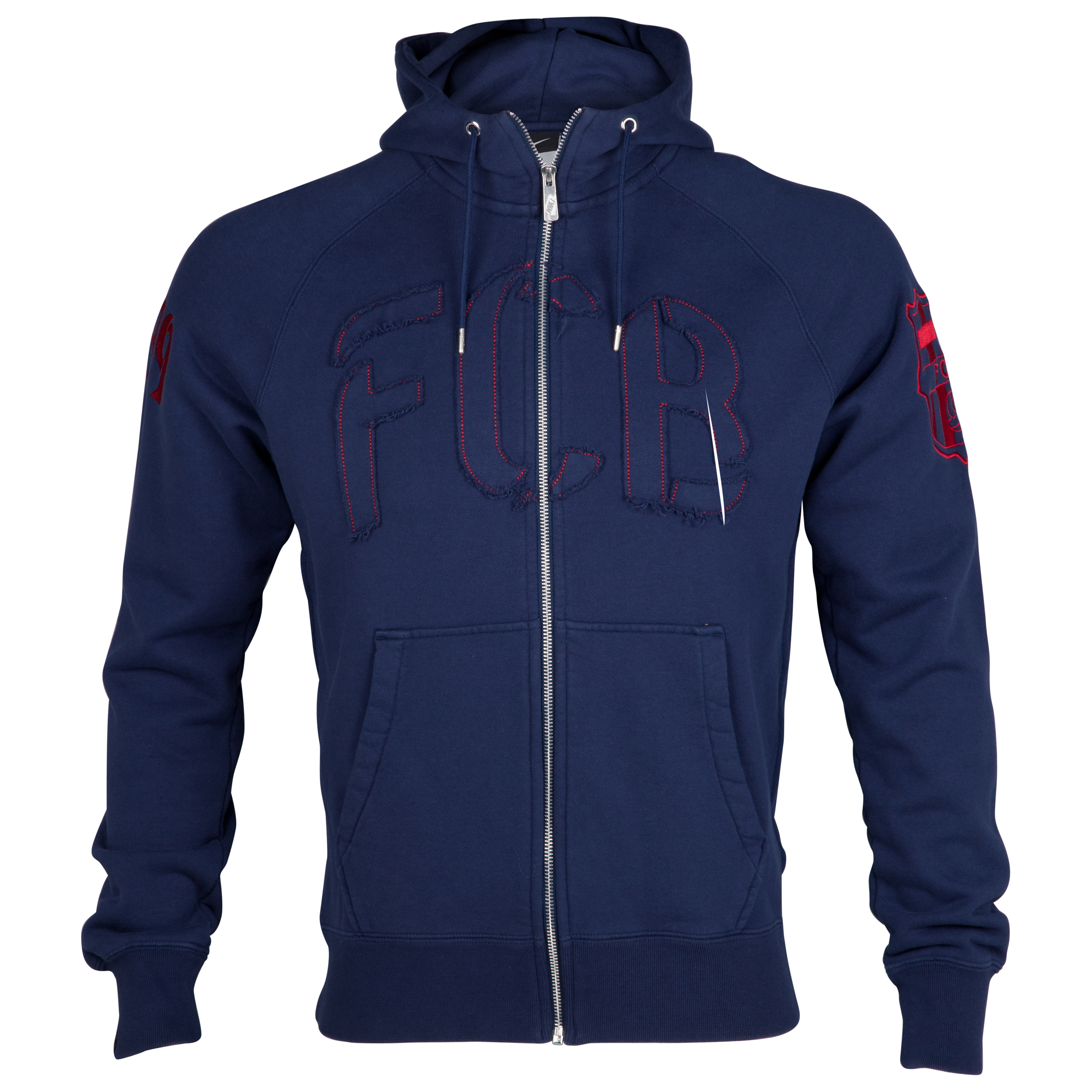 Barcelona Authentic AW77 Full Zip Hoodie - Midnight Navy