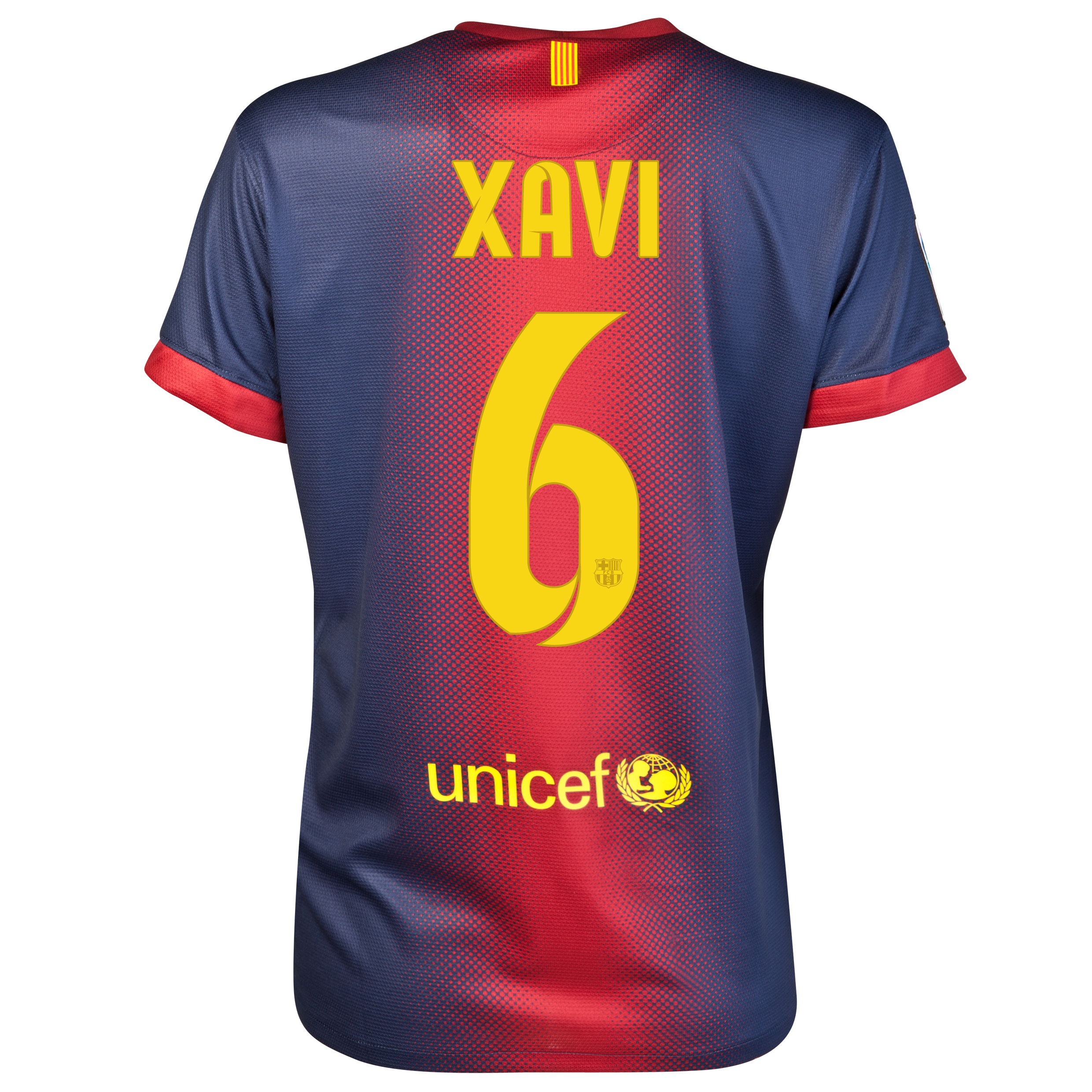 Barcelona Home Shirt 2012/13 - Womens with Xavi 6 printing