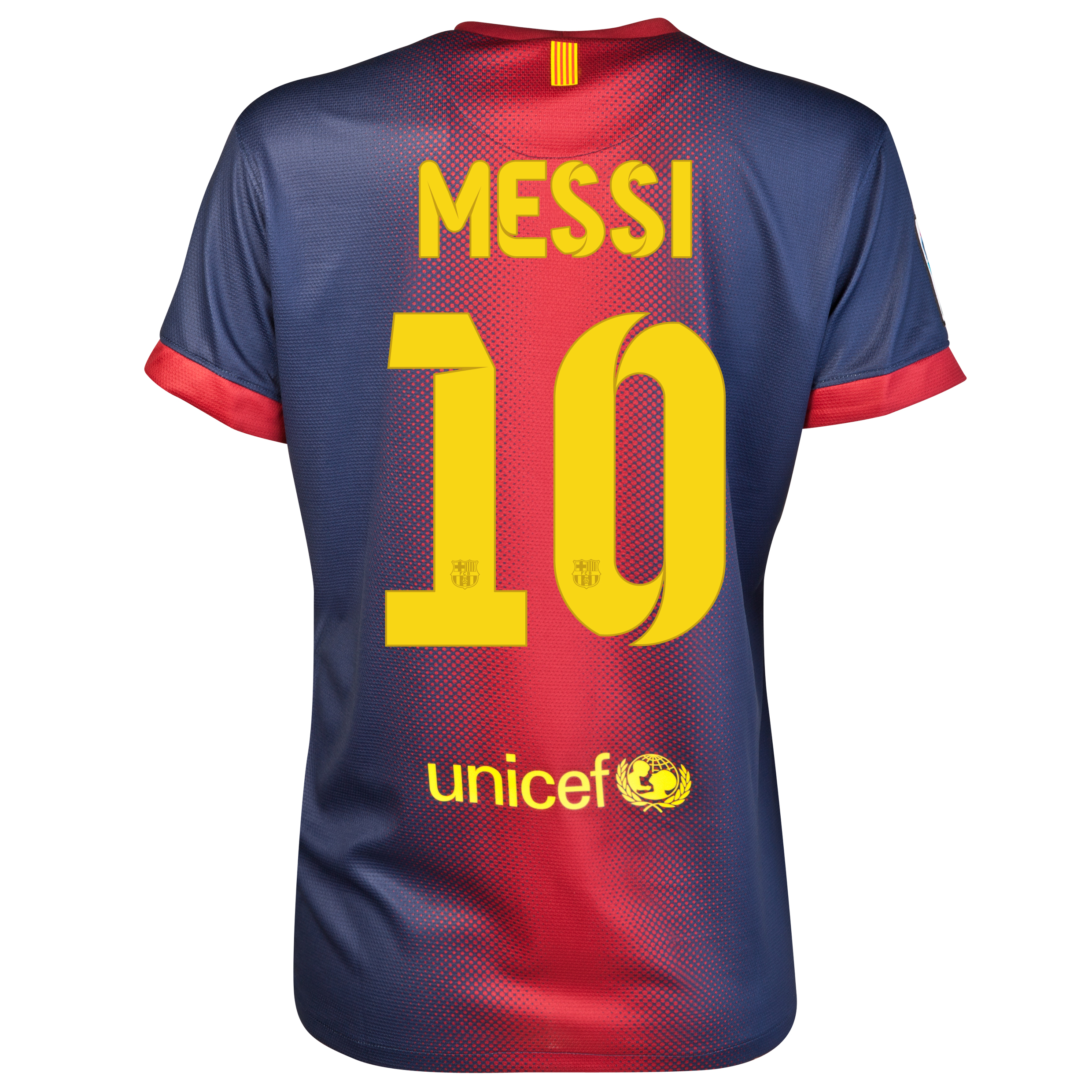 Barcelona Home Shirt 2012/13 - Womens with Messi 10 printing