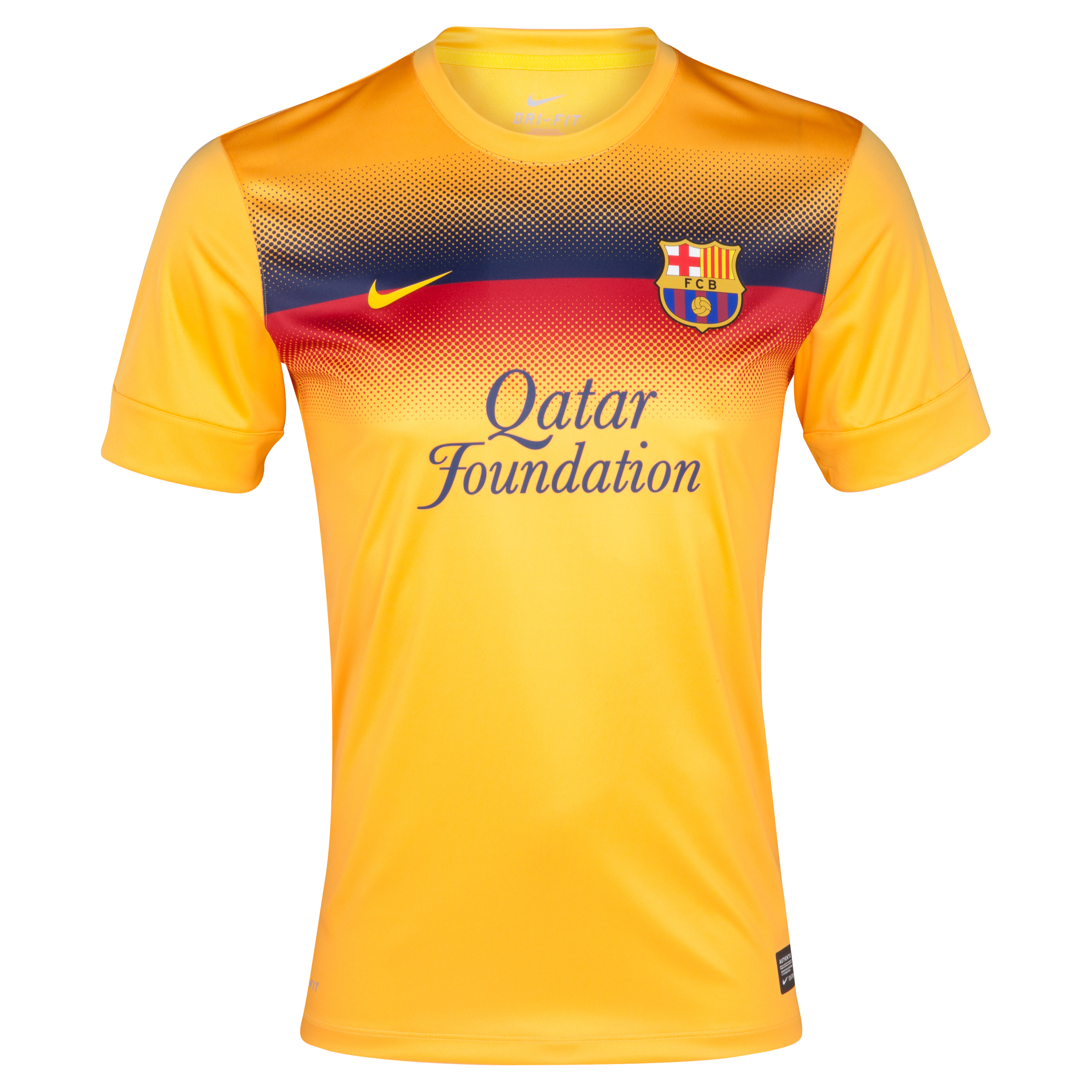 barcelona gold jersey