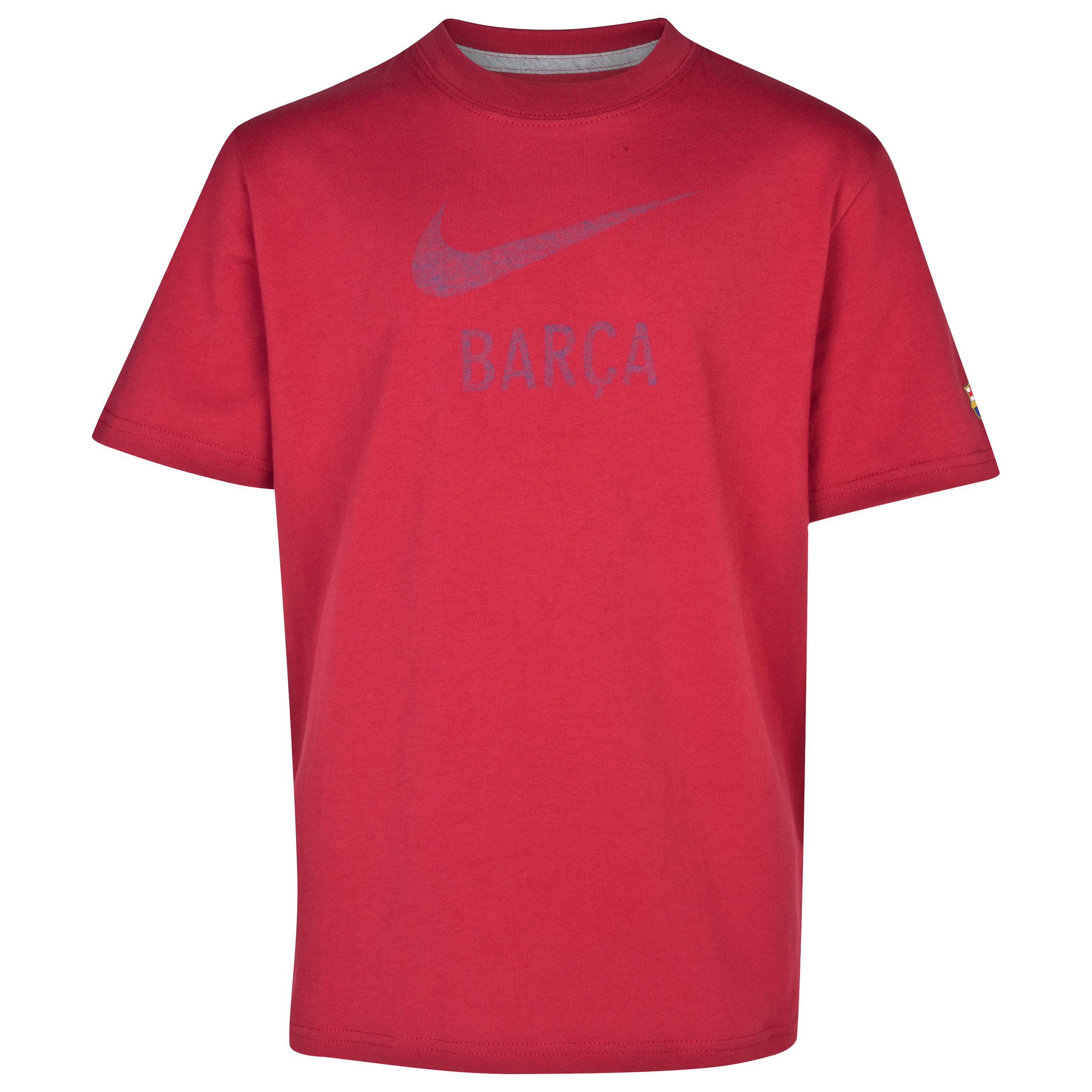 Barcelona Graphic T-Shirt - Stormred/Dk Grey Heather - Kids