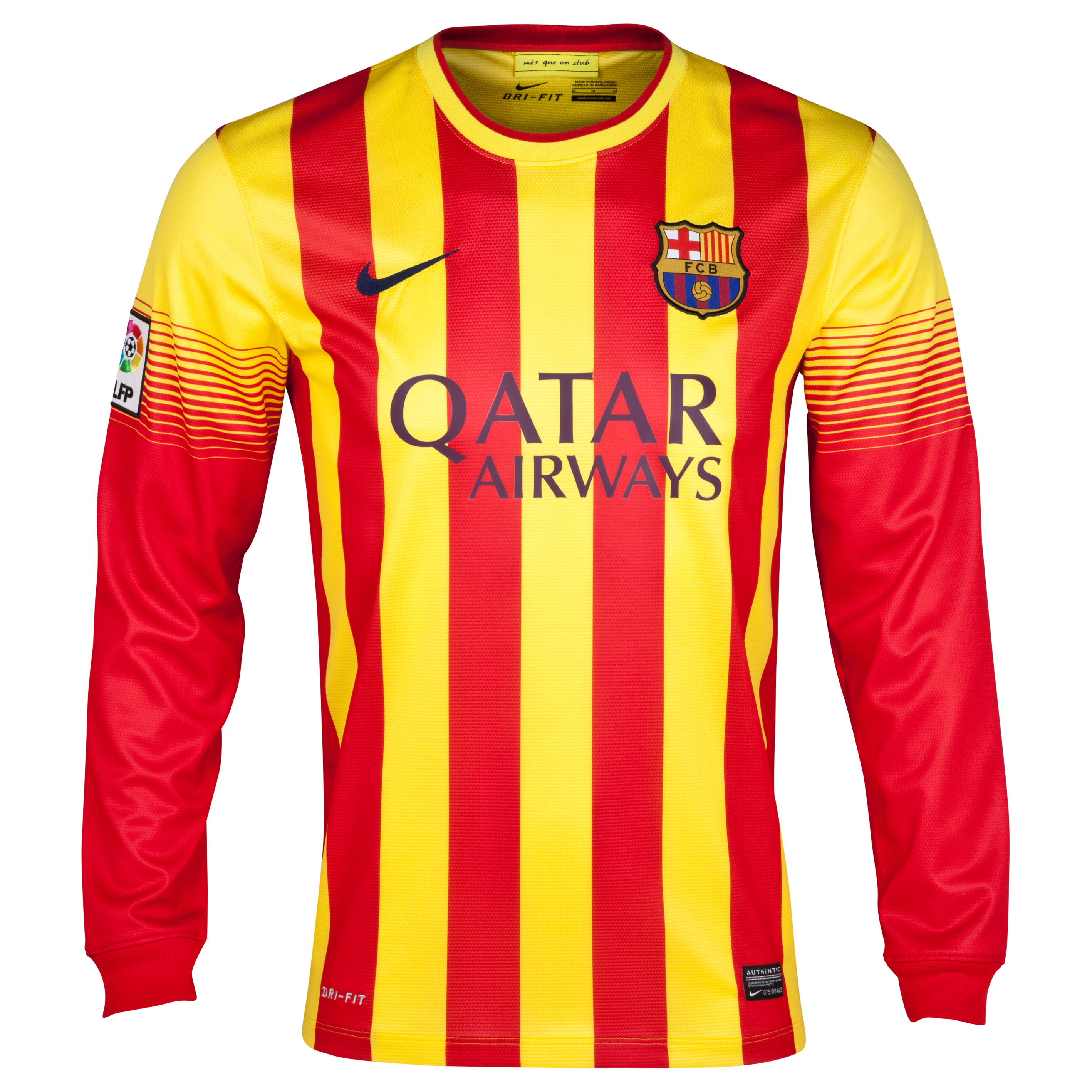 Barcelona Away Shirt 2013/14 - Long Sleeved