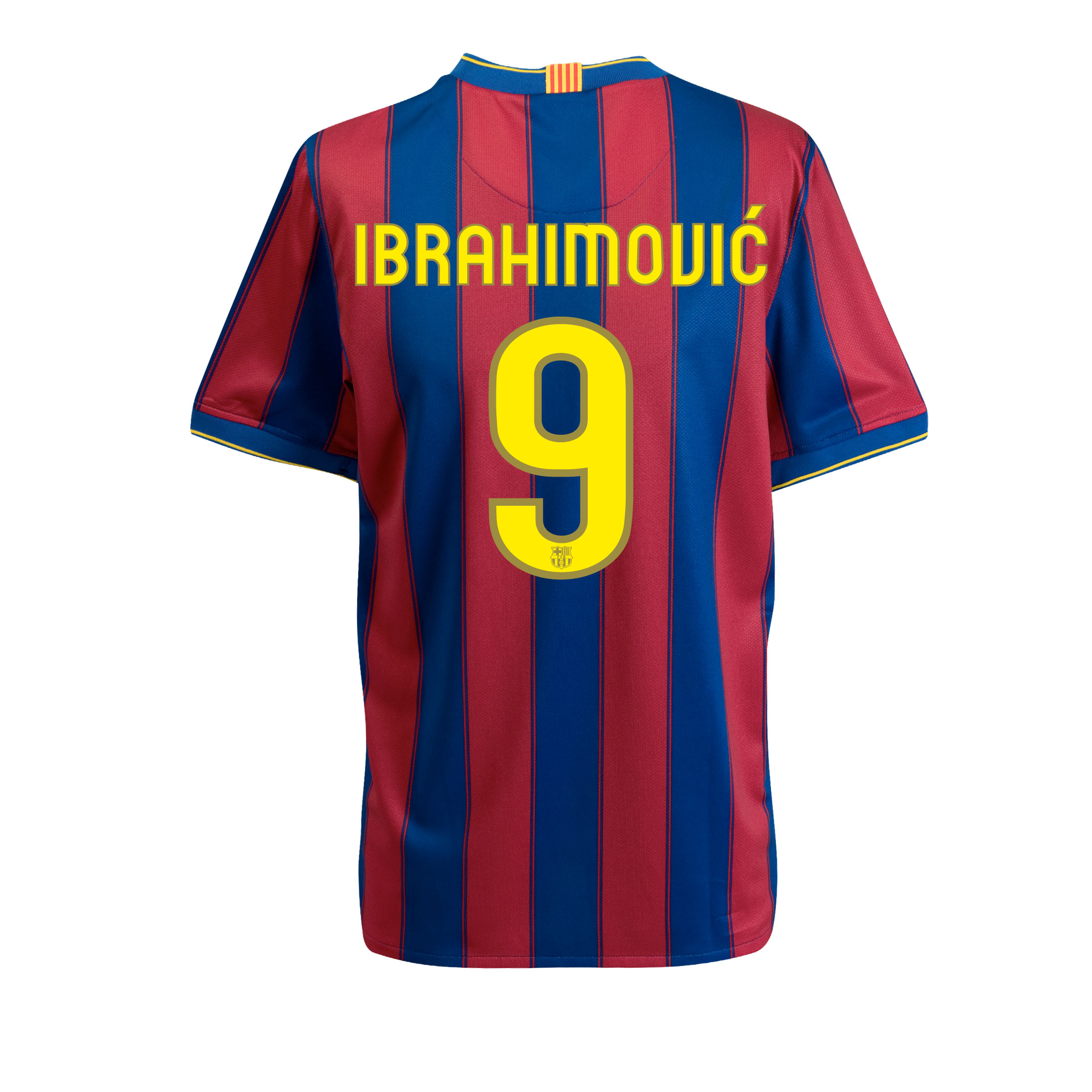 Barcelona Home Shirt 2009/10 with Ibrahimovic 9 printing - KIDS