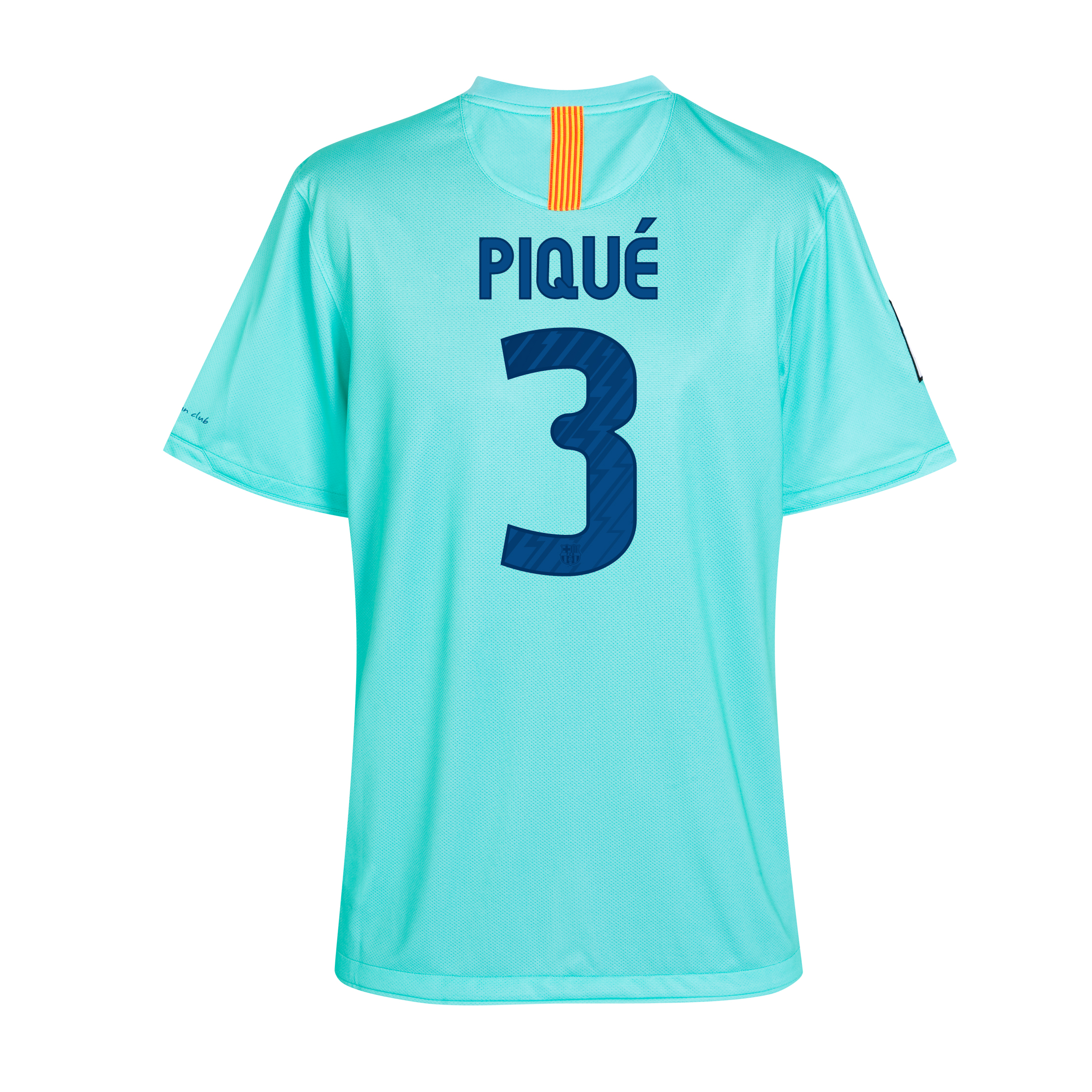 Barcelona Away Shirt 2010~11 with Piqu 3 printing