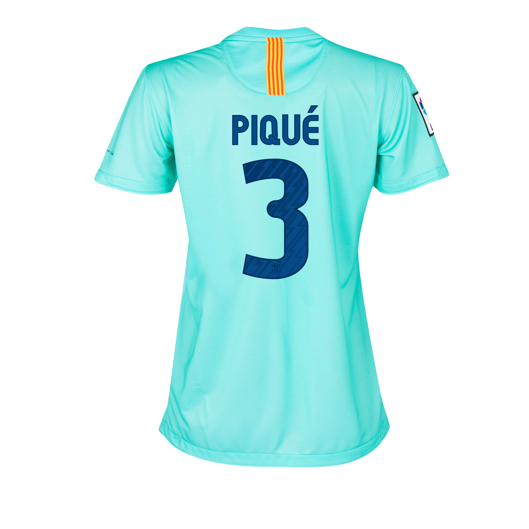 <br>Barcelona Away Shirt 2010/11 with Piqu 3 printing Womens