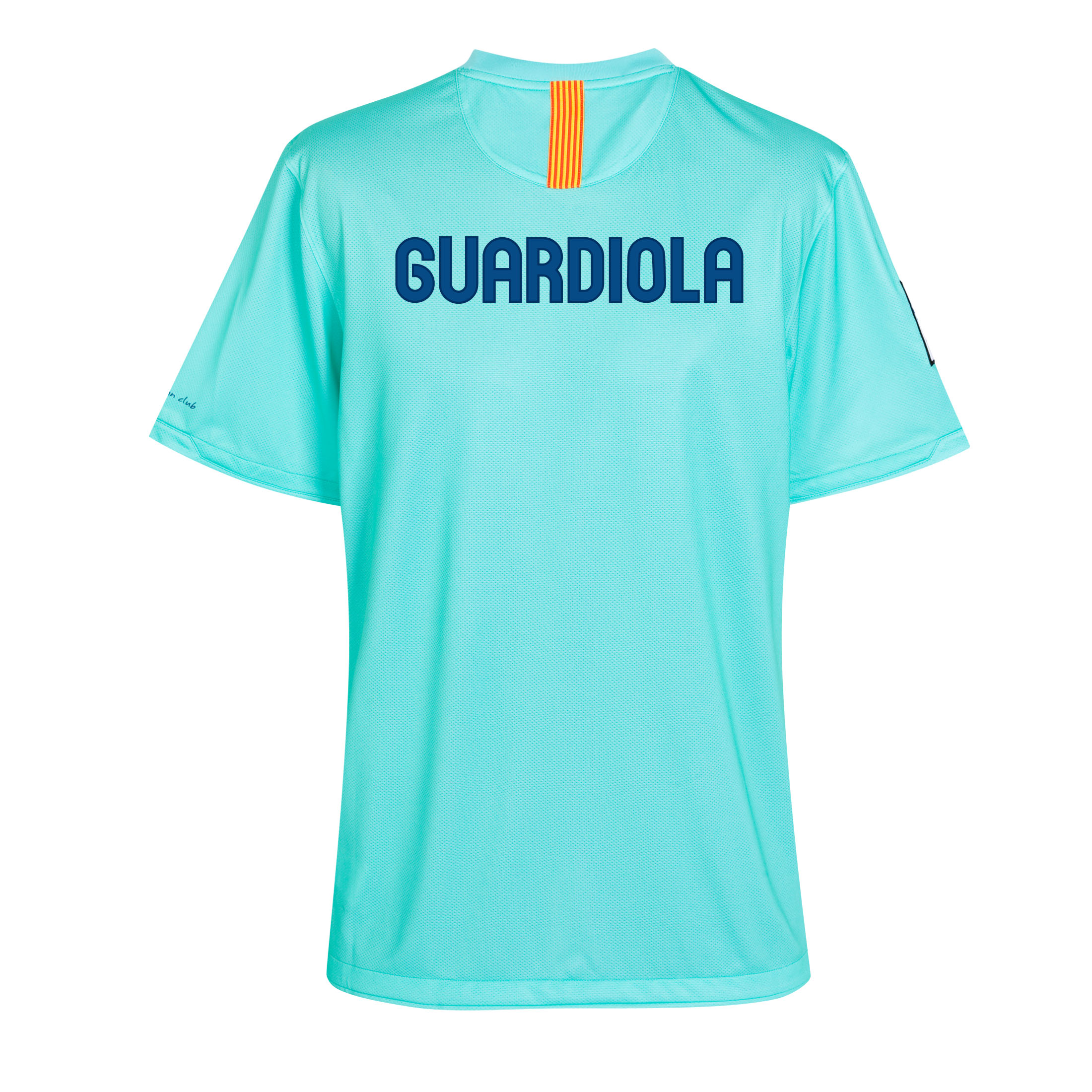 Barcelona Away Shirt 2010/11 with Guardiola printing.
