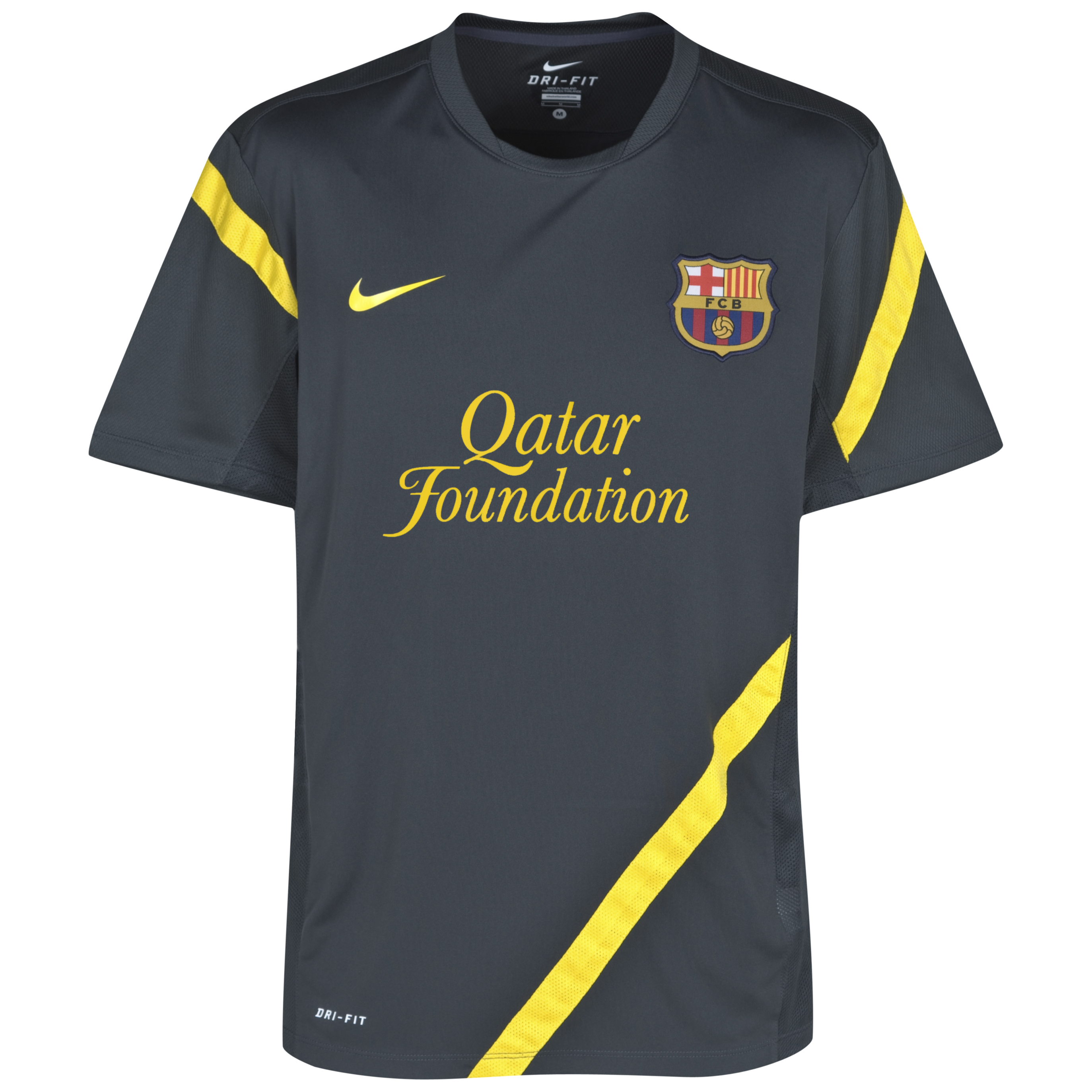Barcelona Training Top - City Grey/Tour Yellow - Kids.