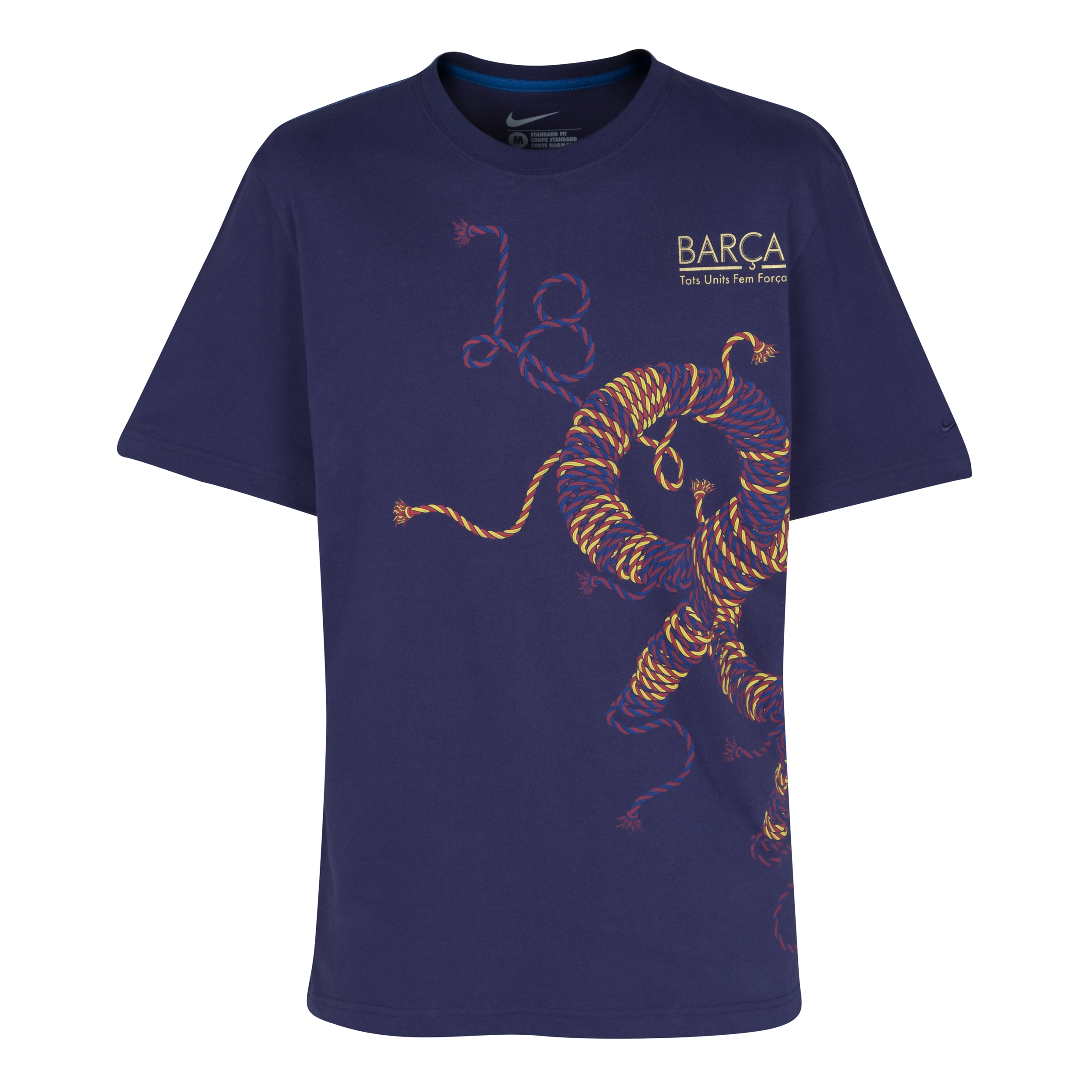 Barcelona Authentic T-Shirt - Imperial Purple/Storm Blue