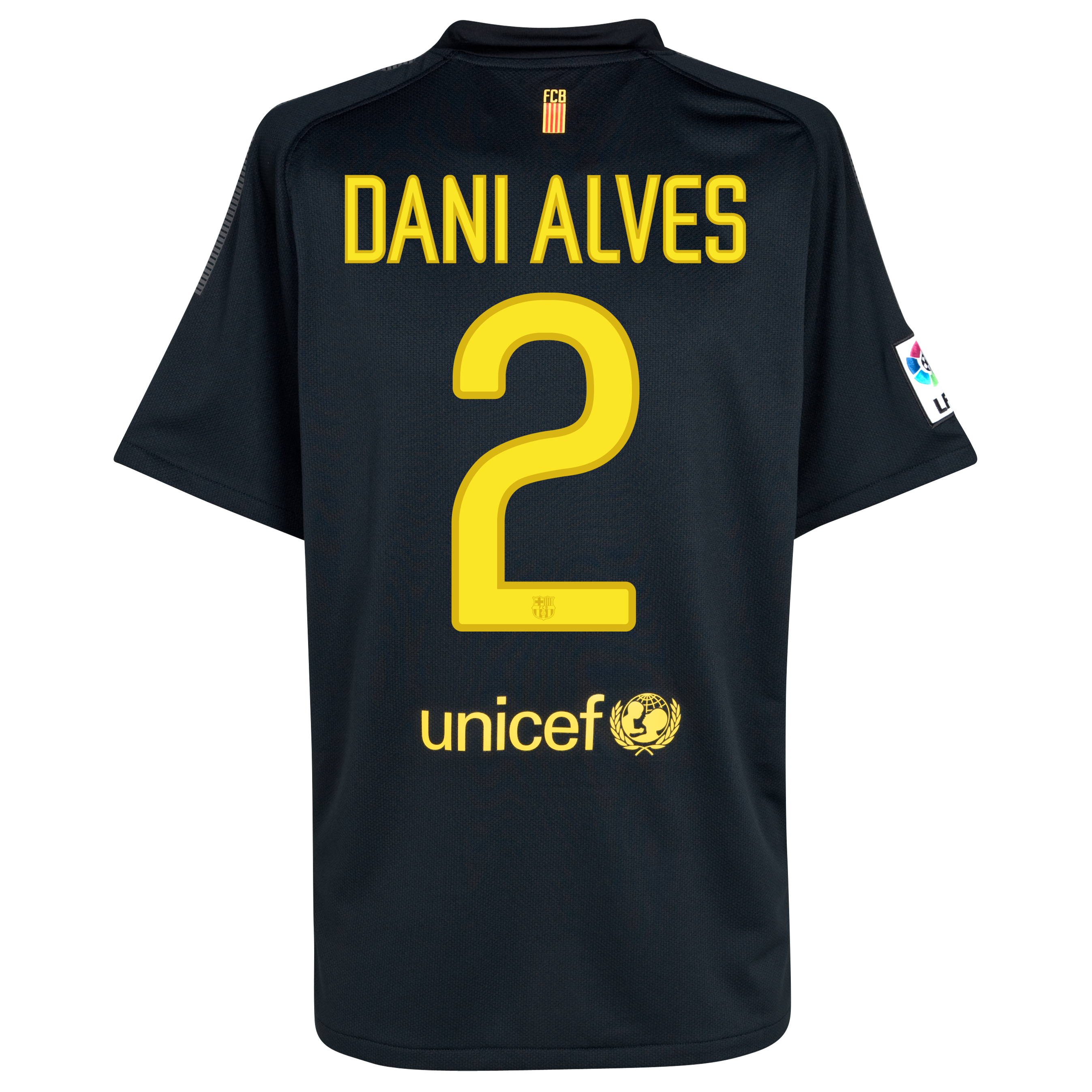 Barcelona Away Shirt 2011/12 with Dani Alves 2 printing