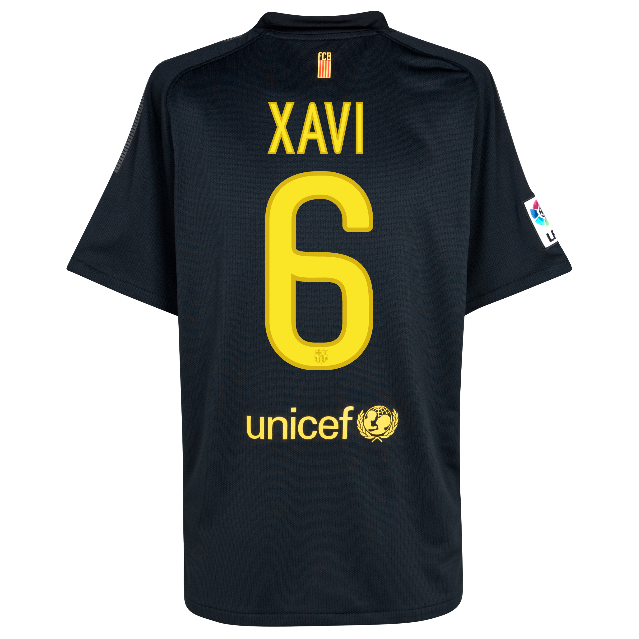 Barcelona Away Shirt 2011~12 with Xavi 6 printing