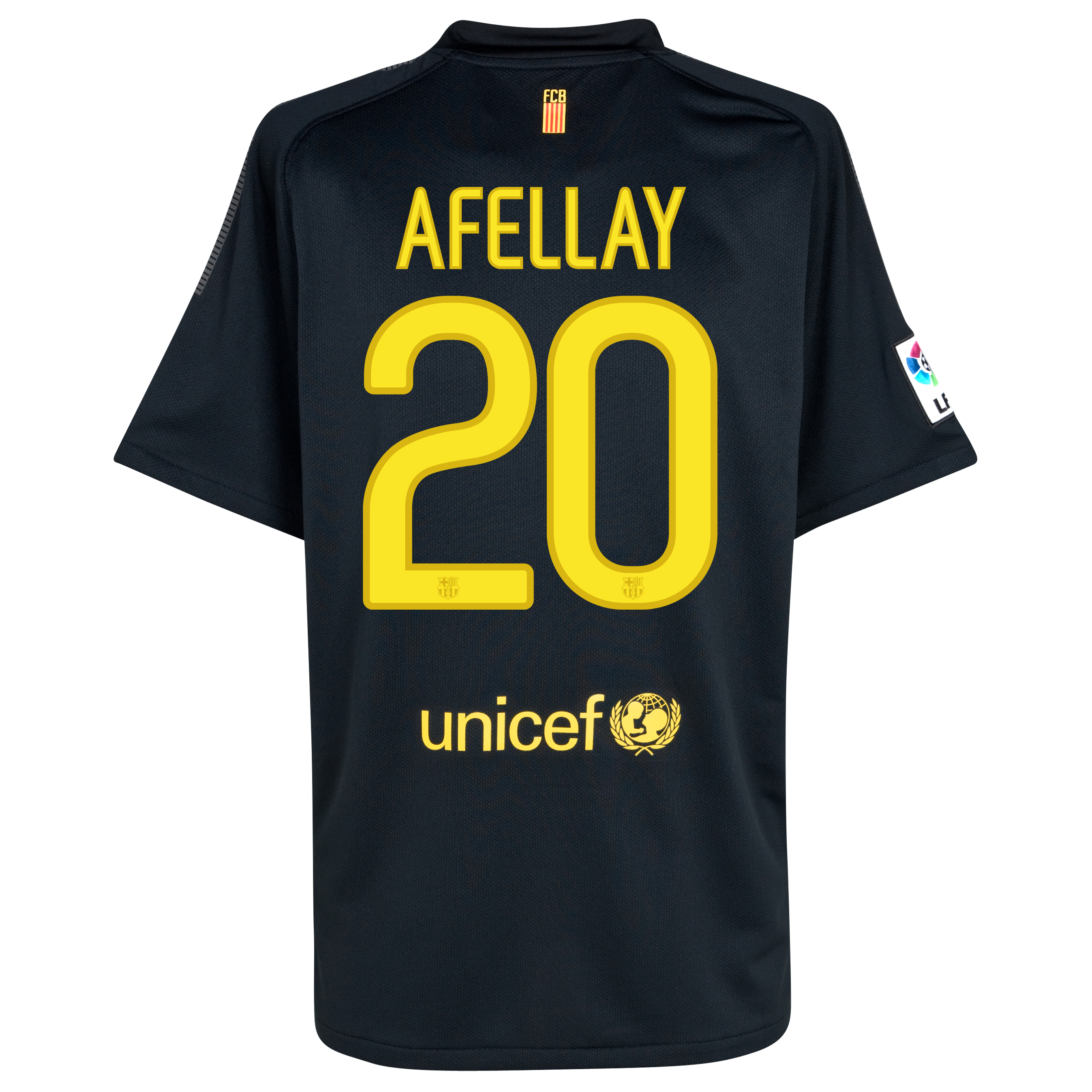 Barcelona Away Shirt 2011~12 with Afellay 20 printing