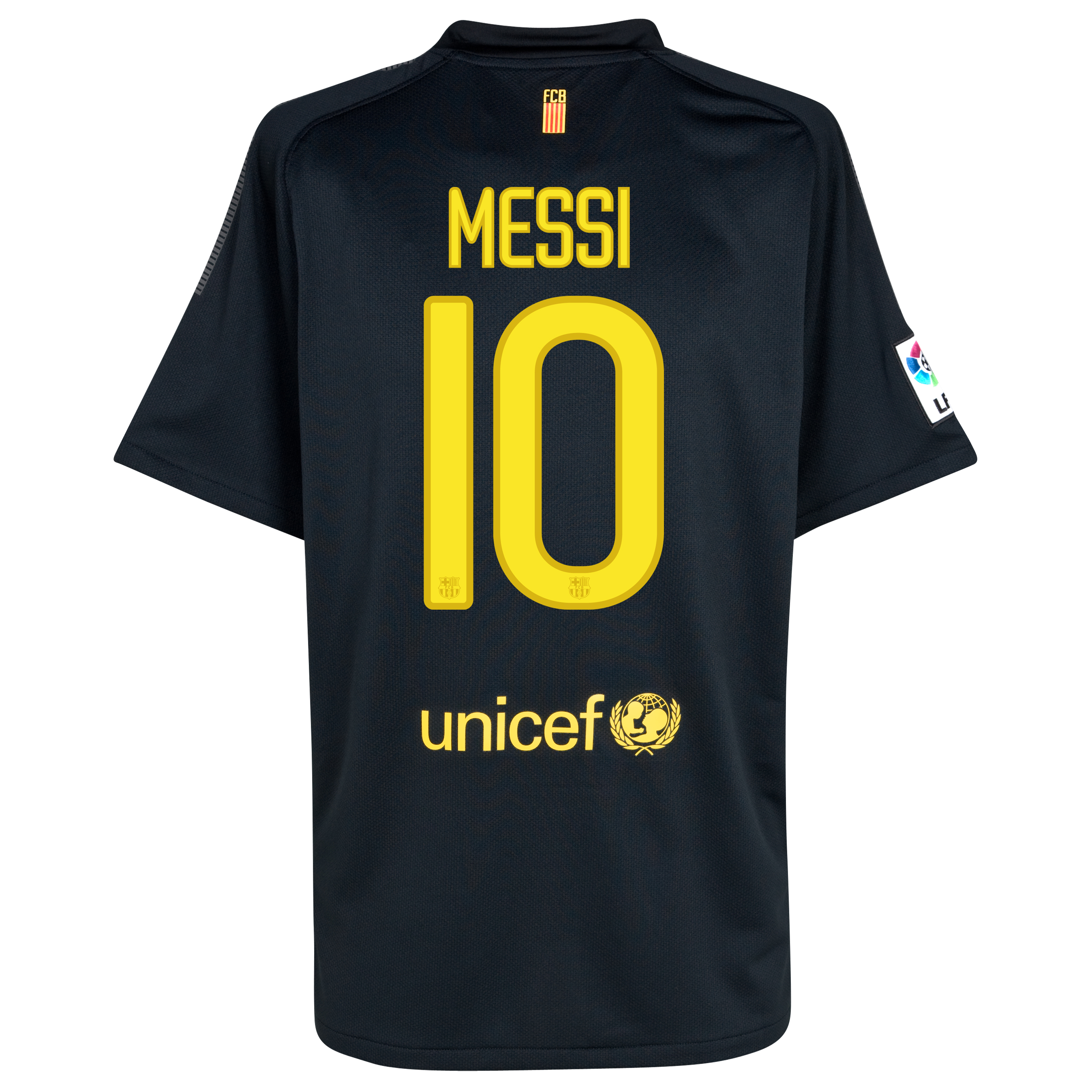 Barcelona Away Jersey 2011/12 - Kids with Messi 10 printing.
