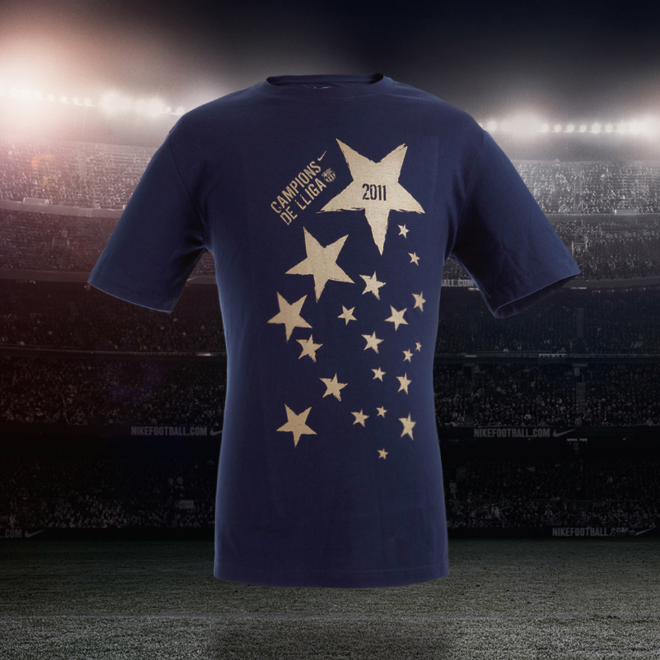 Barcelona La Liga Winners 2011 T Shirt