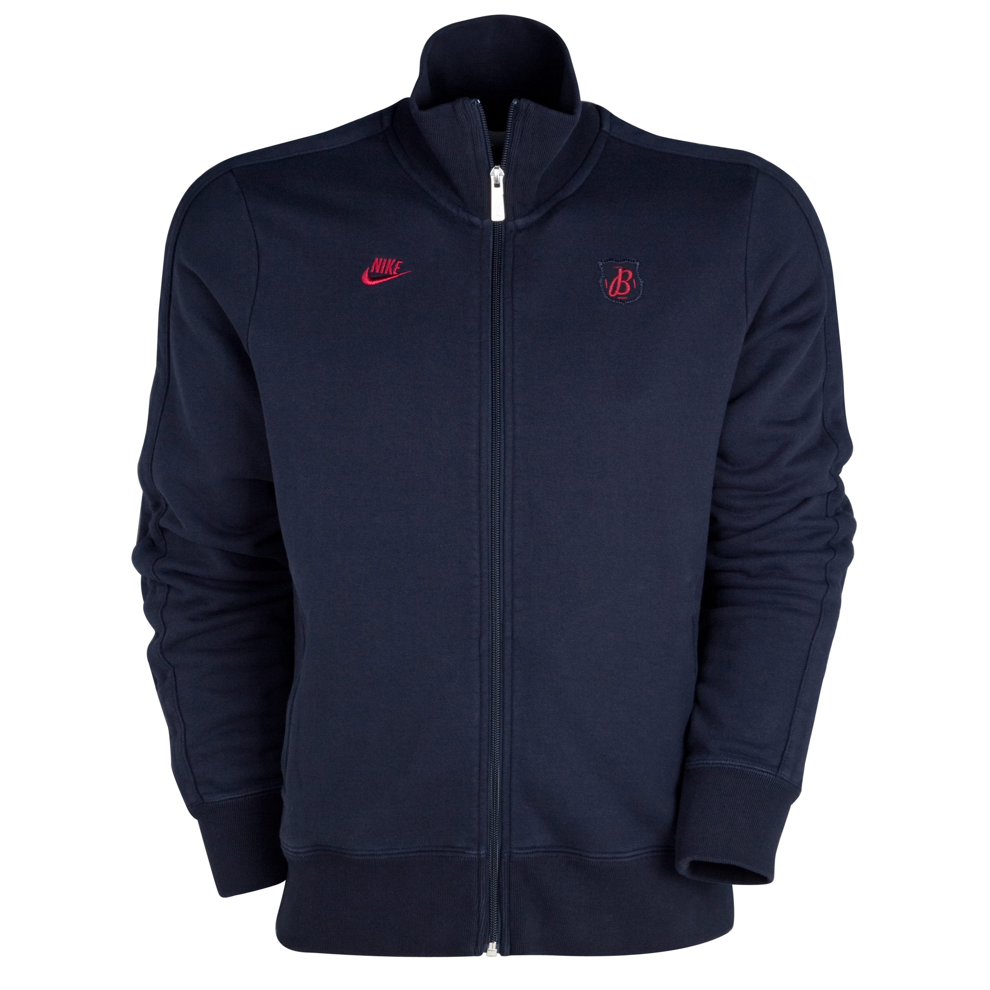 Barcelona GF N98 Sweat Jacket - Dark Obsidian/ Team Red