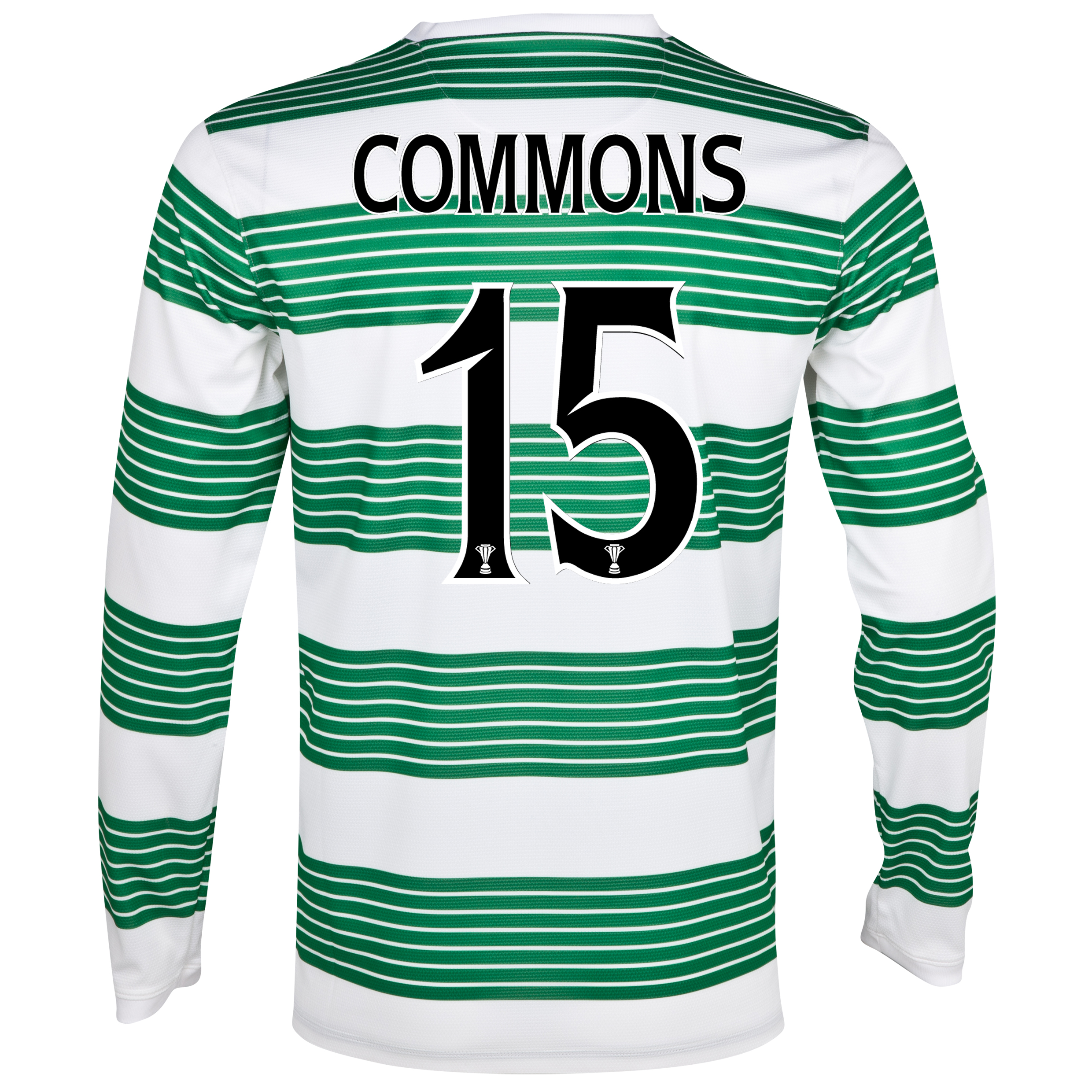 Celtic Home Shirt 2013/14 - L/S- Unsponsored with Commons 15 printing