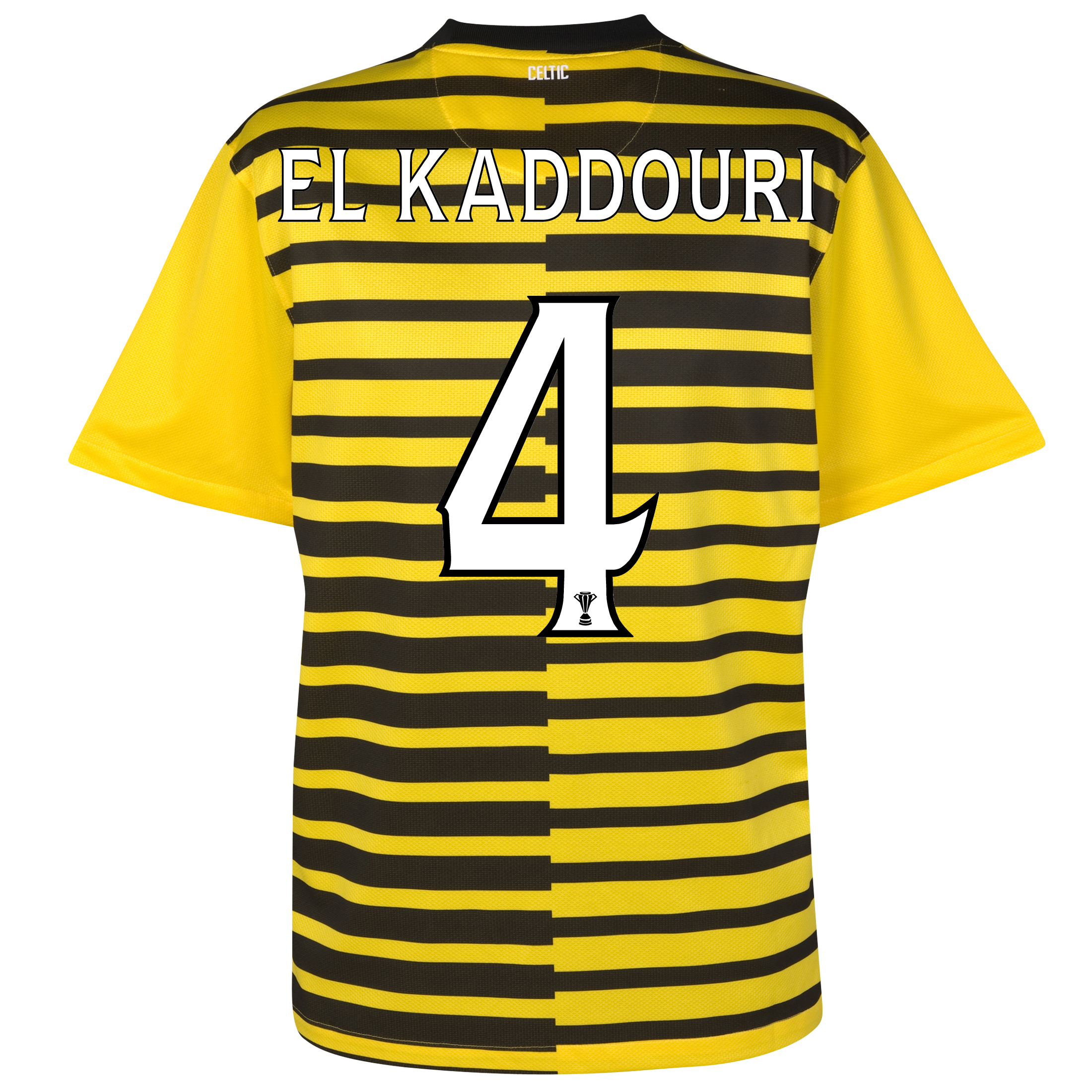 Celtic International Away Shirt 2011-12 with El Kaddouri 4 printing