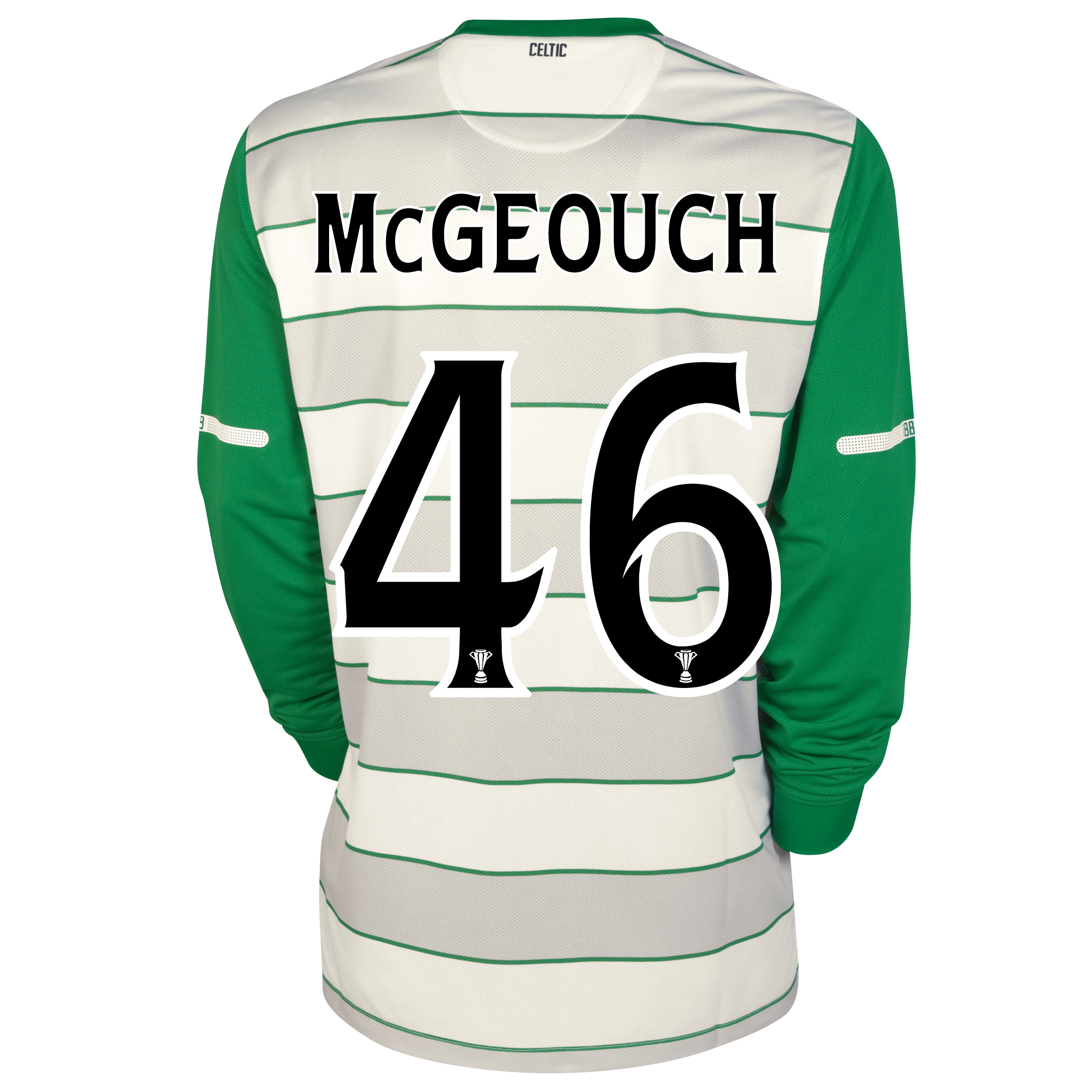 <br>Celtic Away Shirt 2011/12 Long Sleeved with McGeouch 46 printing