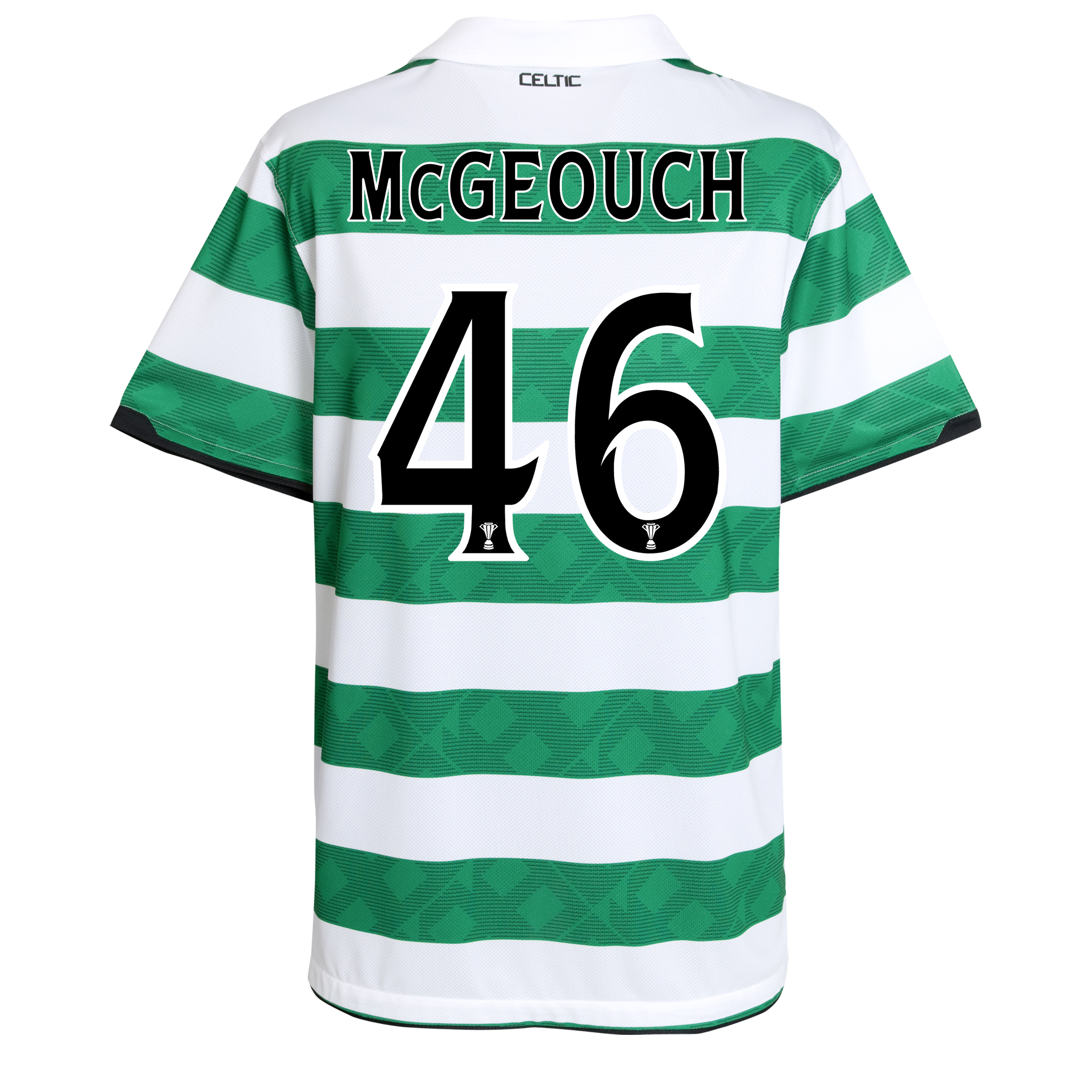 <br>Celtic Home Shirt 2010/12 Kids with McGeouch 46 printing