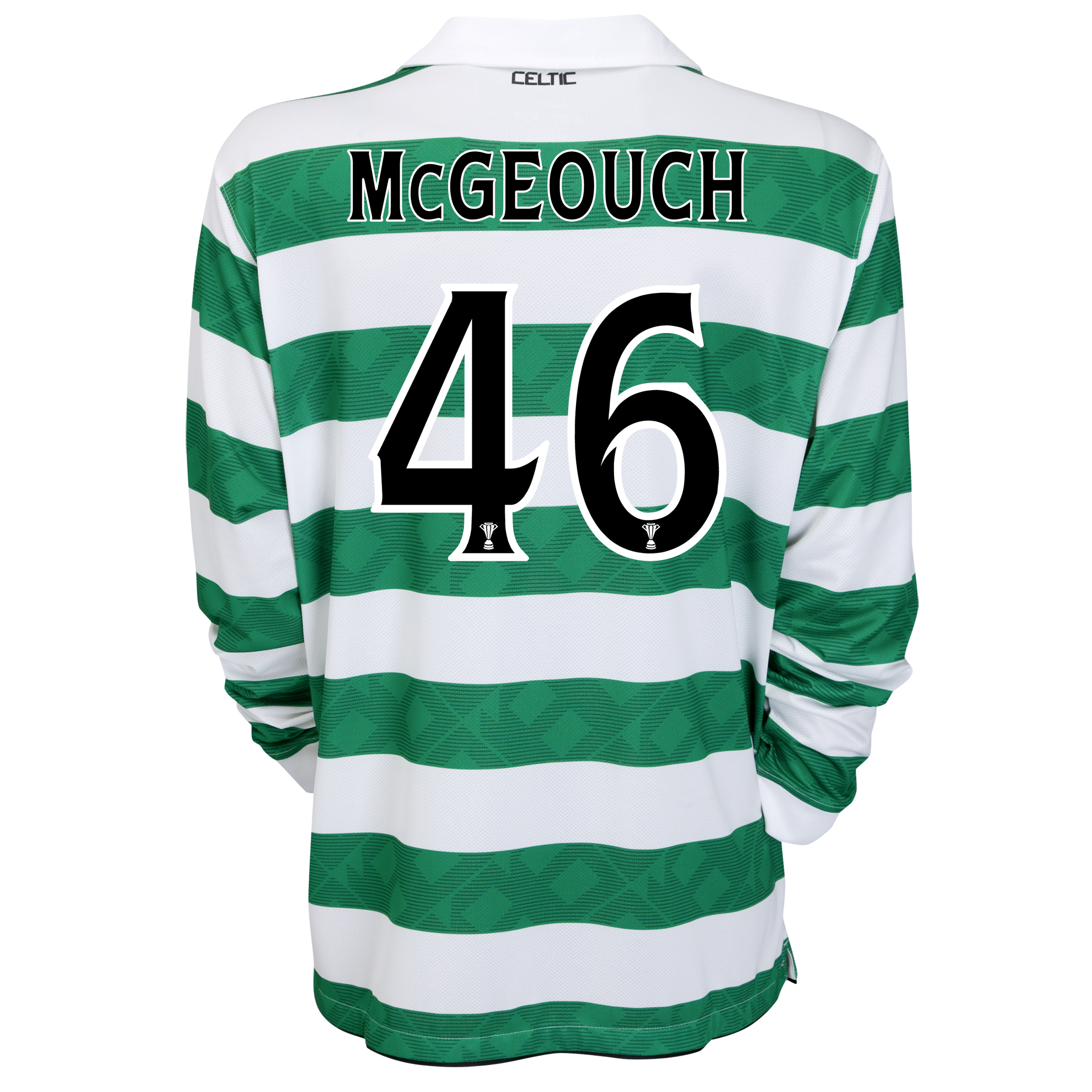 Celtic Home Shirt 2010~12 Long Sleeved Kids with McGeouch 46 printing