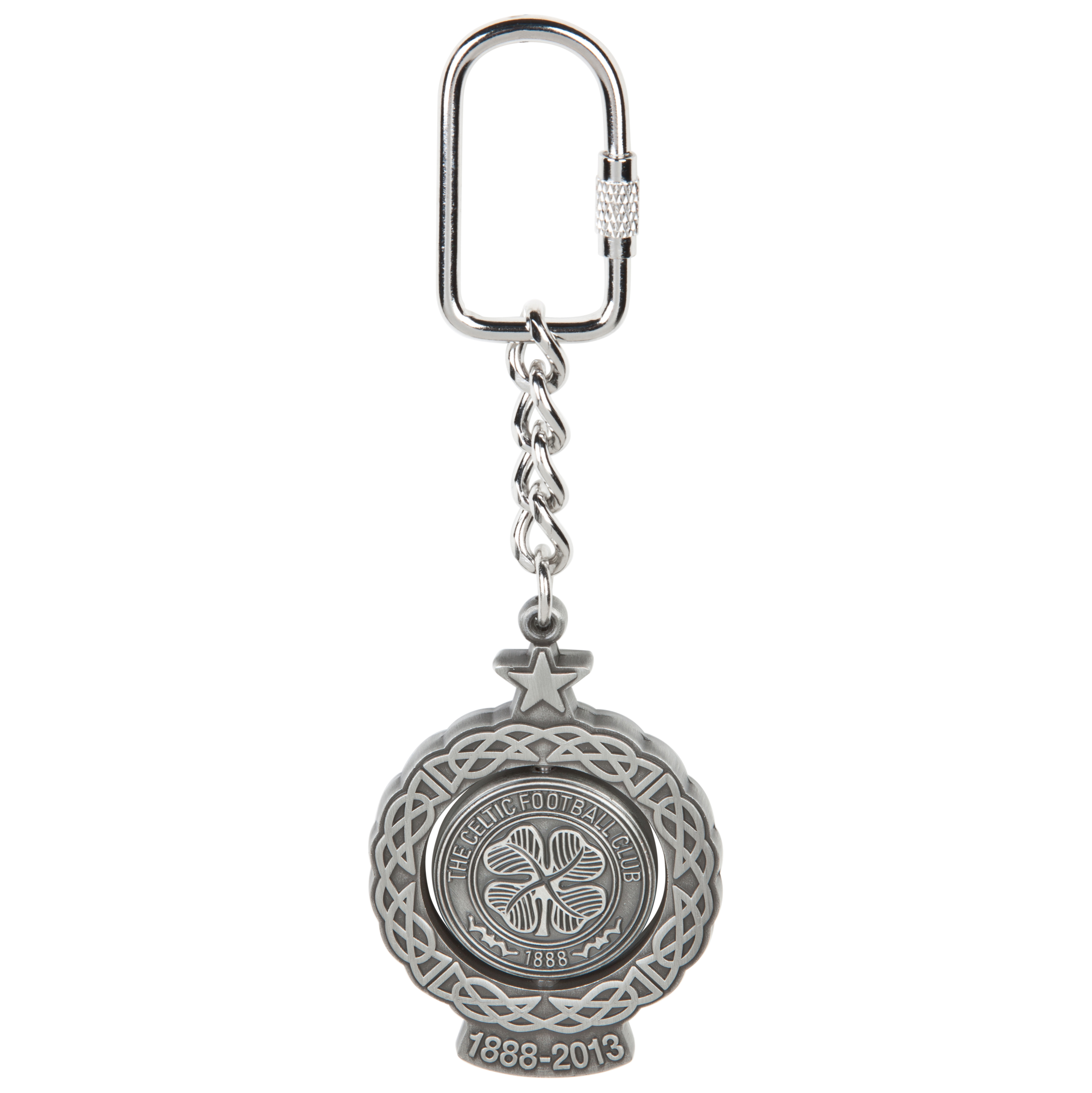 Celtic 125th Anniversary Spinner Keyring