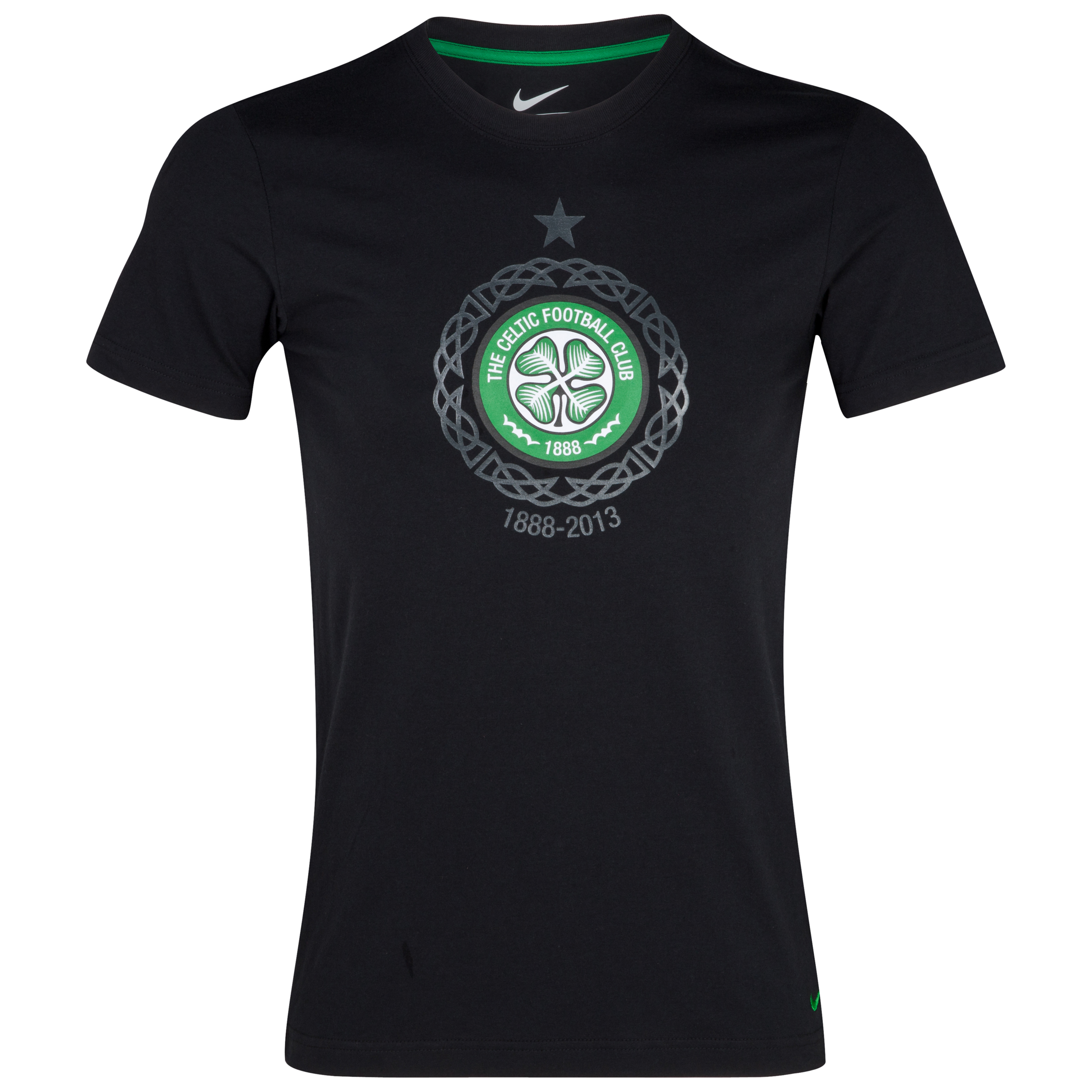 Celtic Core T-Shirt - Black/Victory Green