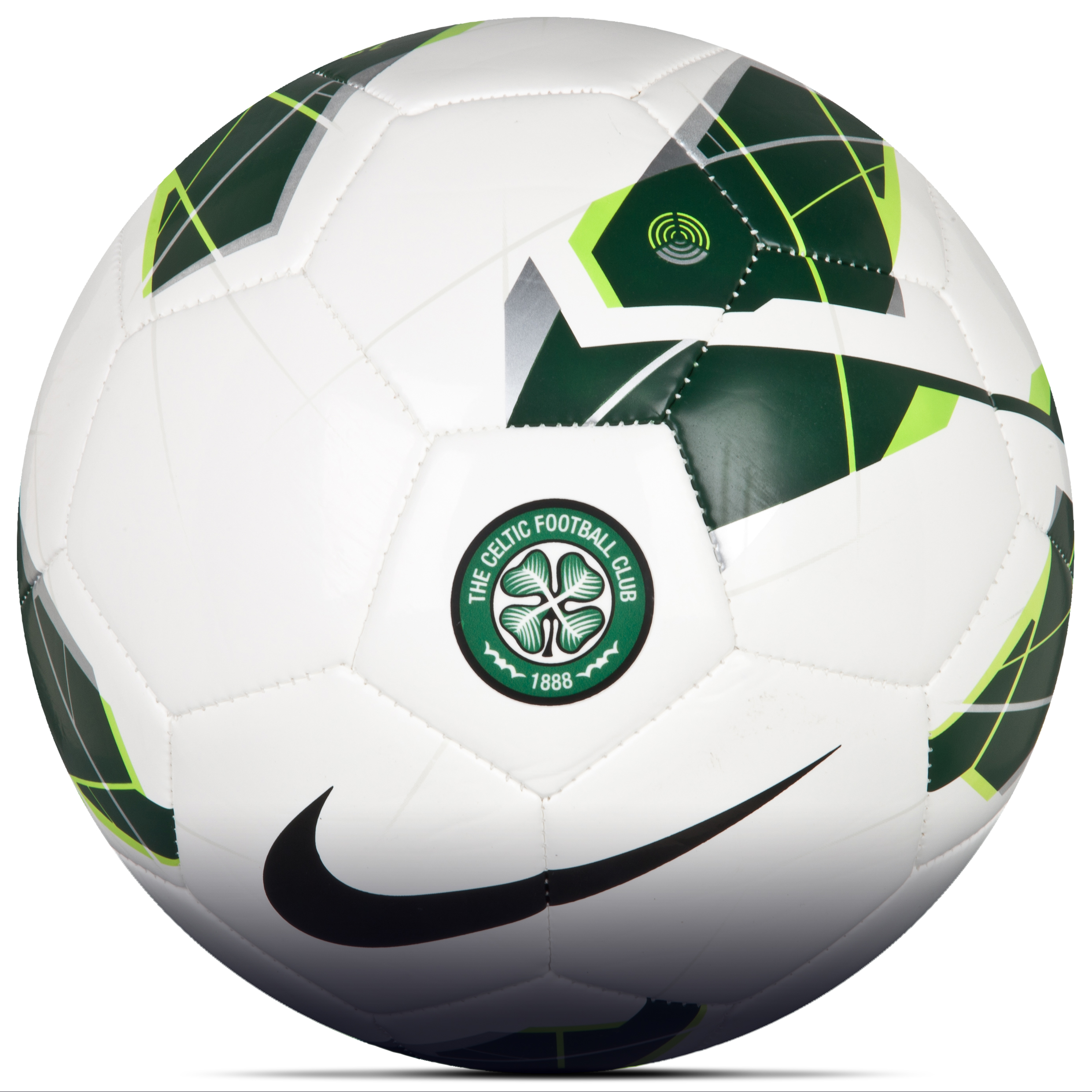 Celtic Custom Strike Football - Green/White