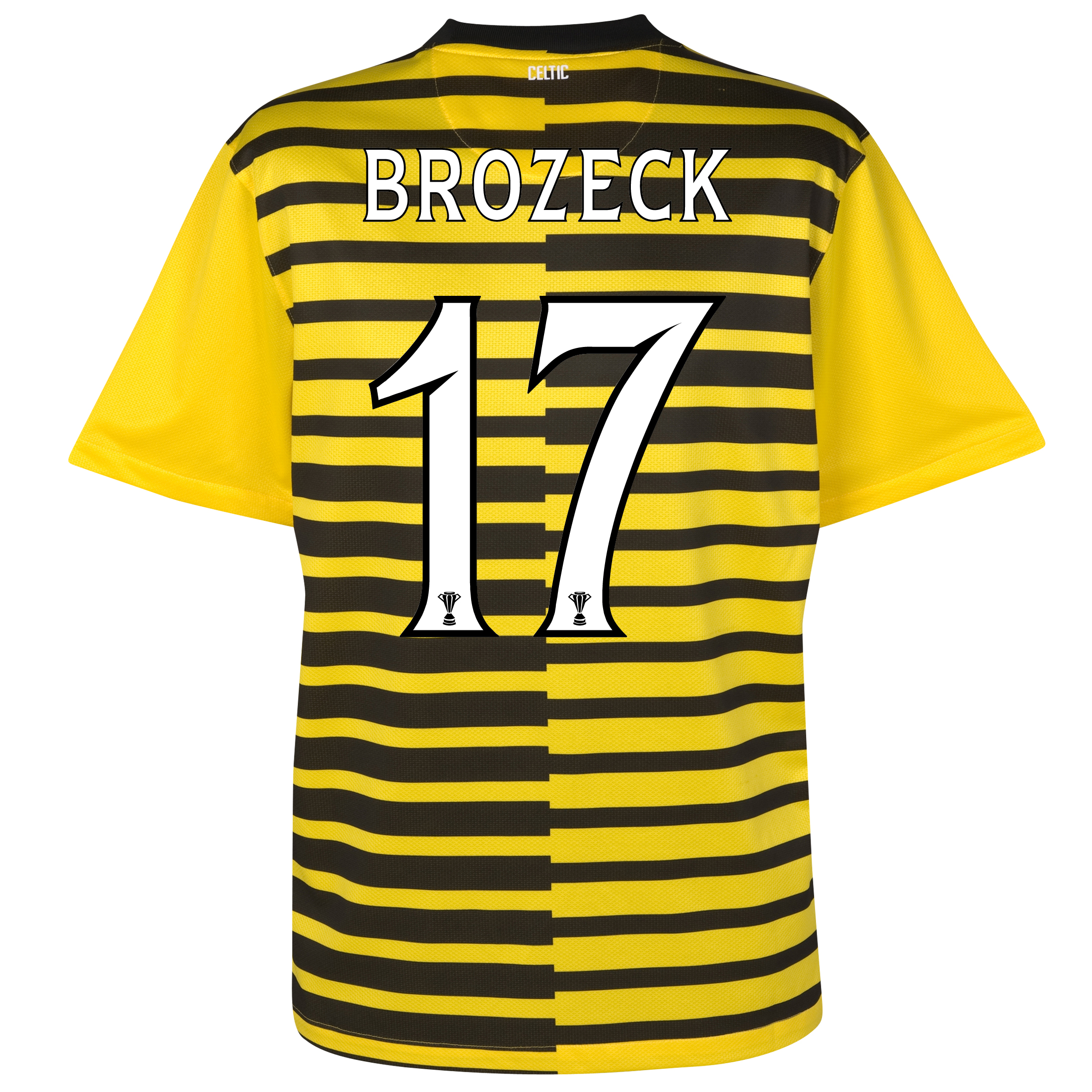 Celtic International Away Shirt 2011~12 with Brozek 17 printing