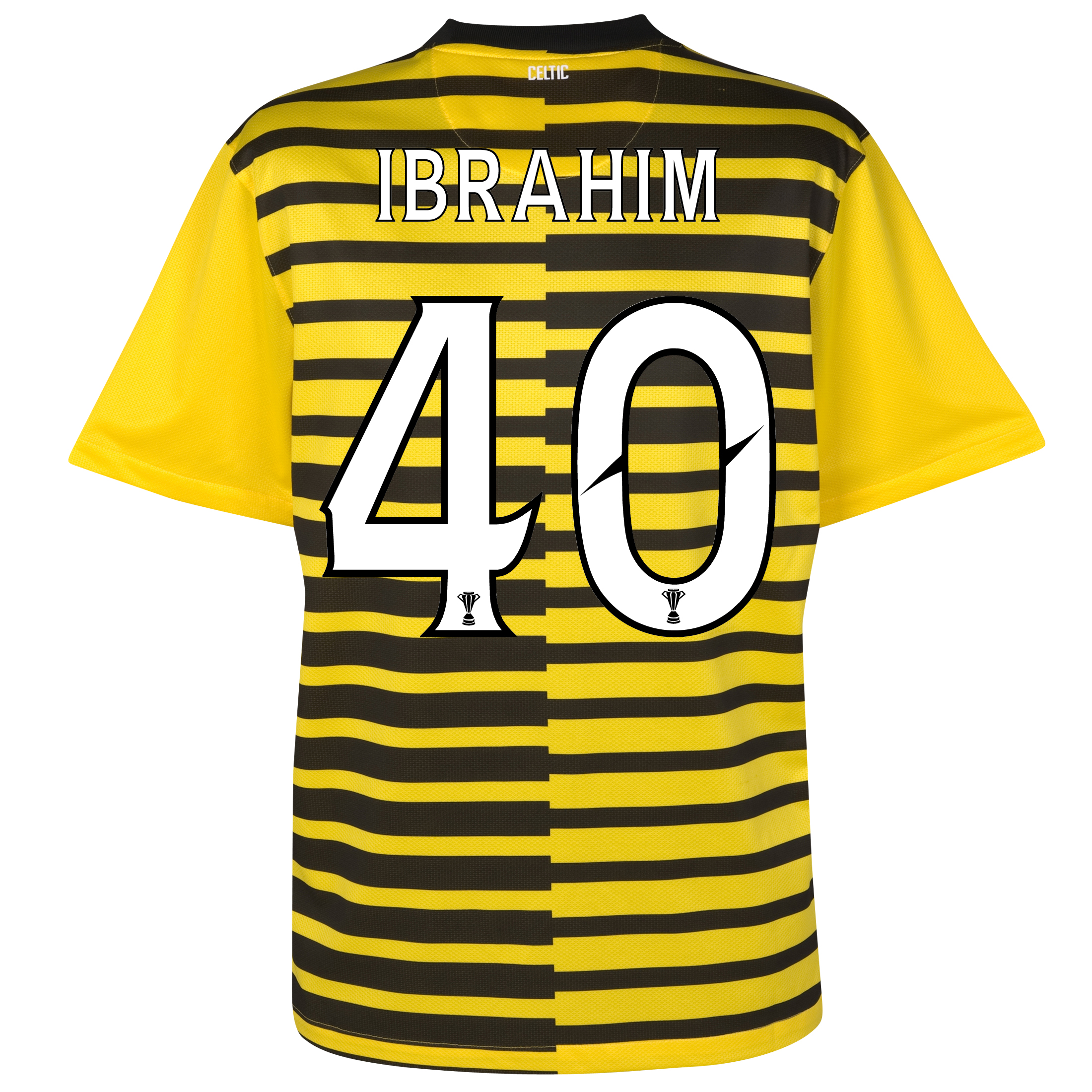 <br>Celtic International Away Shirt 2011/12 with Ibrahim 40 printing
