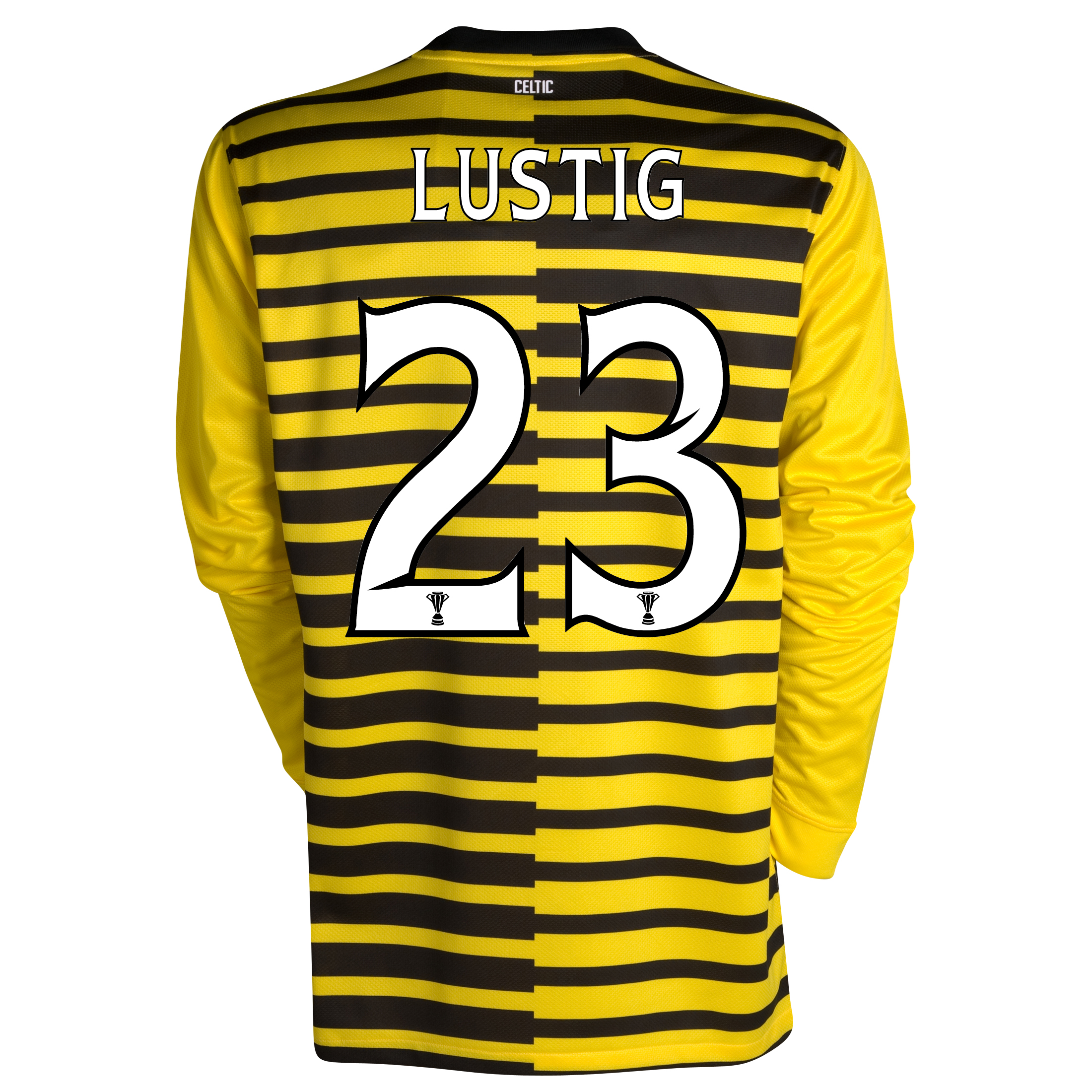 Celtic International Away Shirt 2011~12 No Sponsor Long Sleeved with Lustig 23 printing