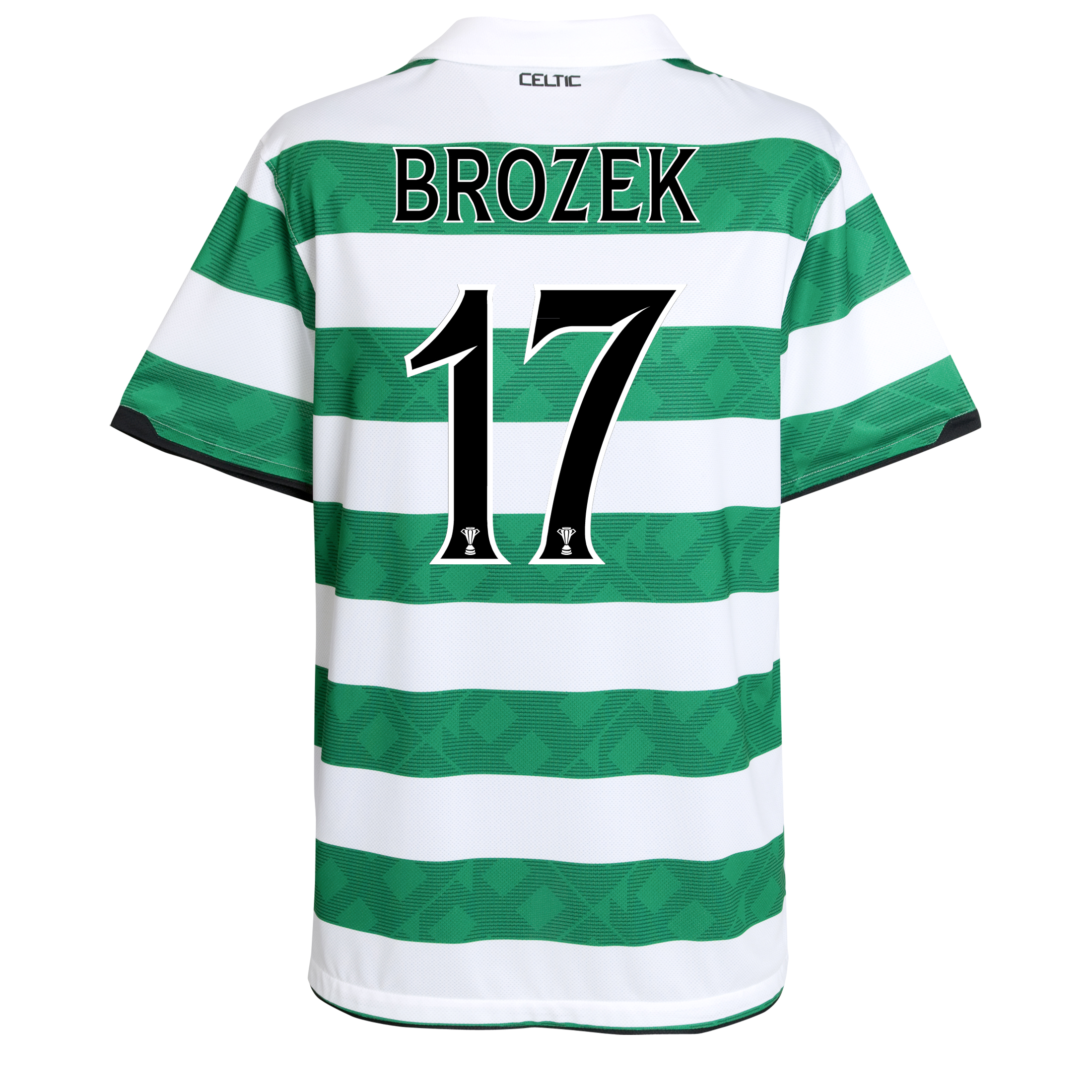 Celtic Home Shirt 2010~12 Kids with Brozek 17 printing