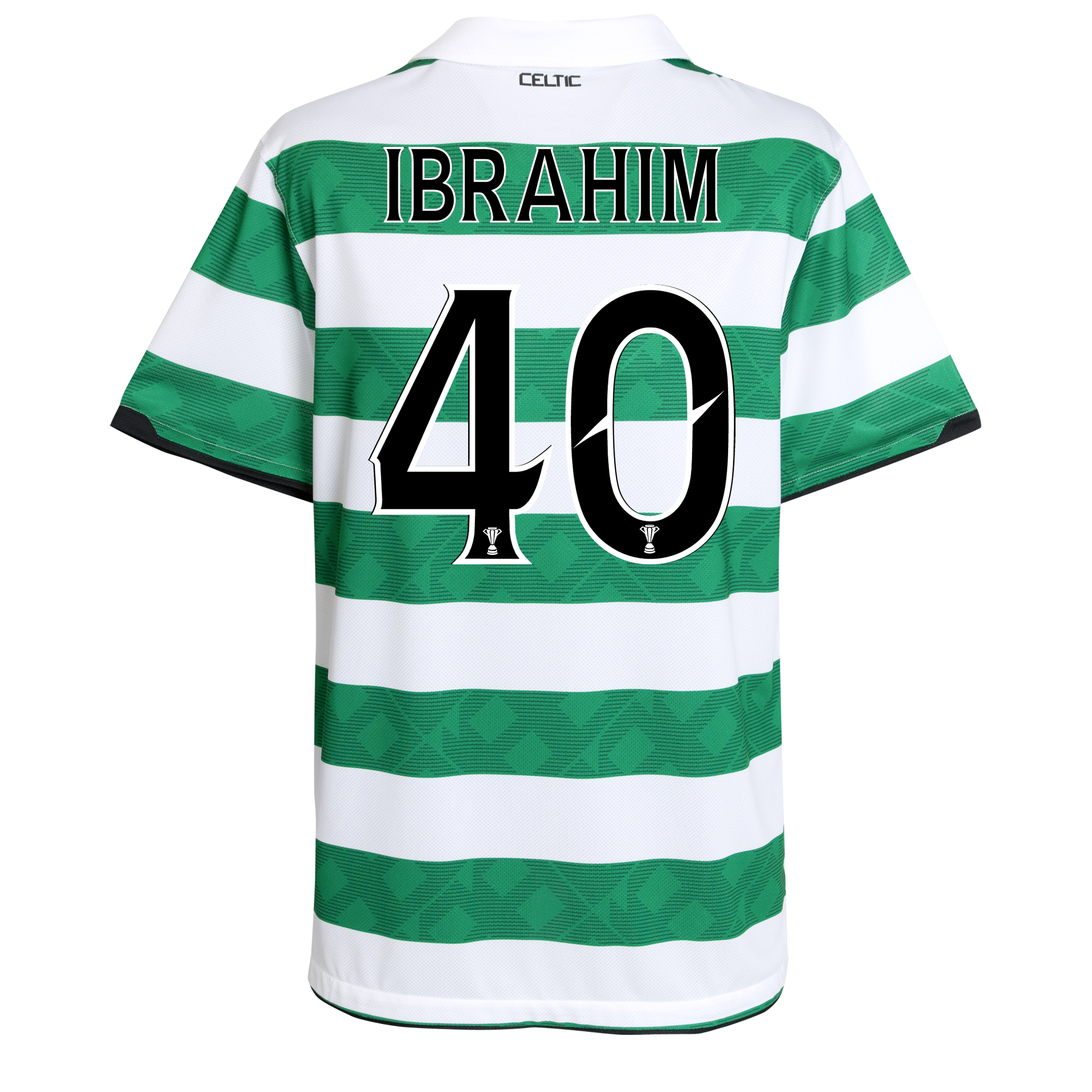 Celtic Home Shirt 2010~12 Kids with Ibrahim 40 printing