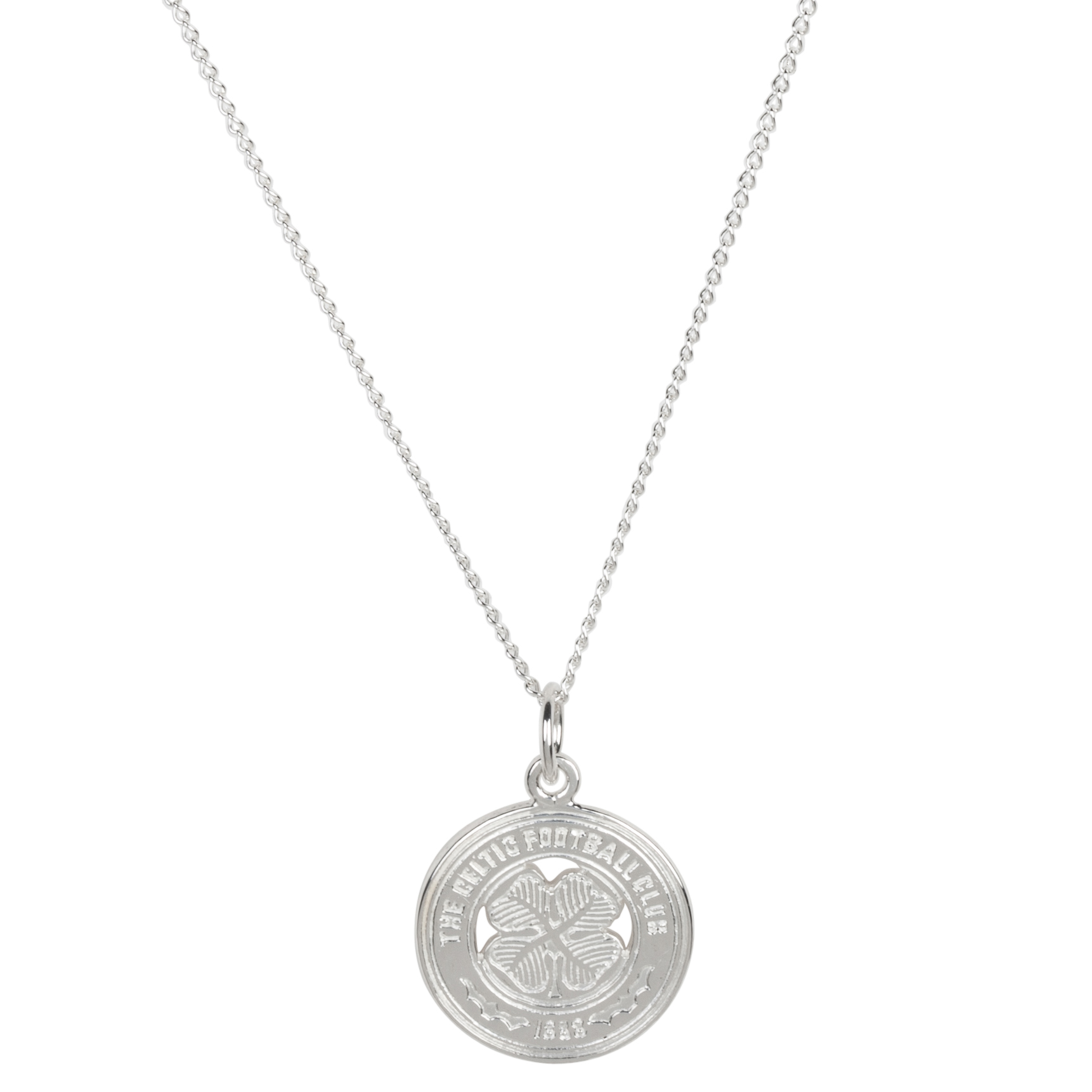 Celtic Cut Out Crest Pendant - Sterling Silver