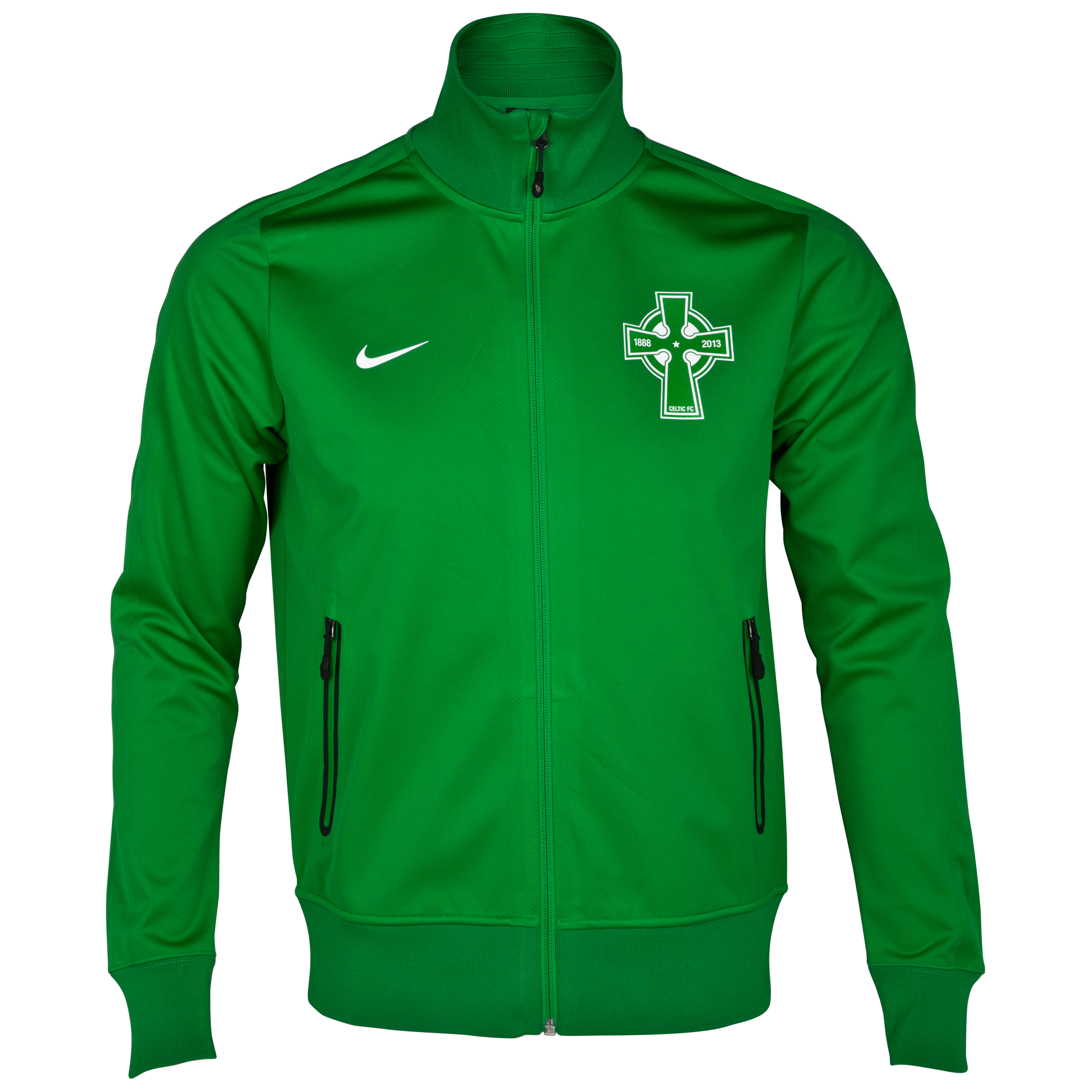 Celtic Authentic UEFA Champions League N98 Jacket - Victory Green/Victory Green/White