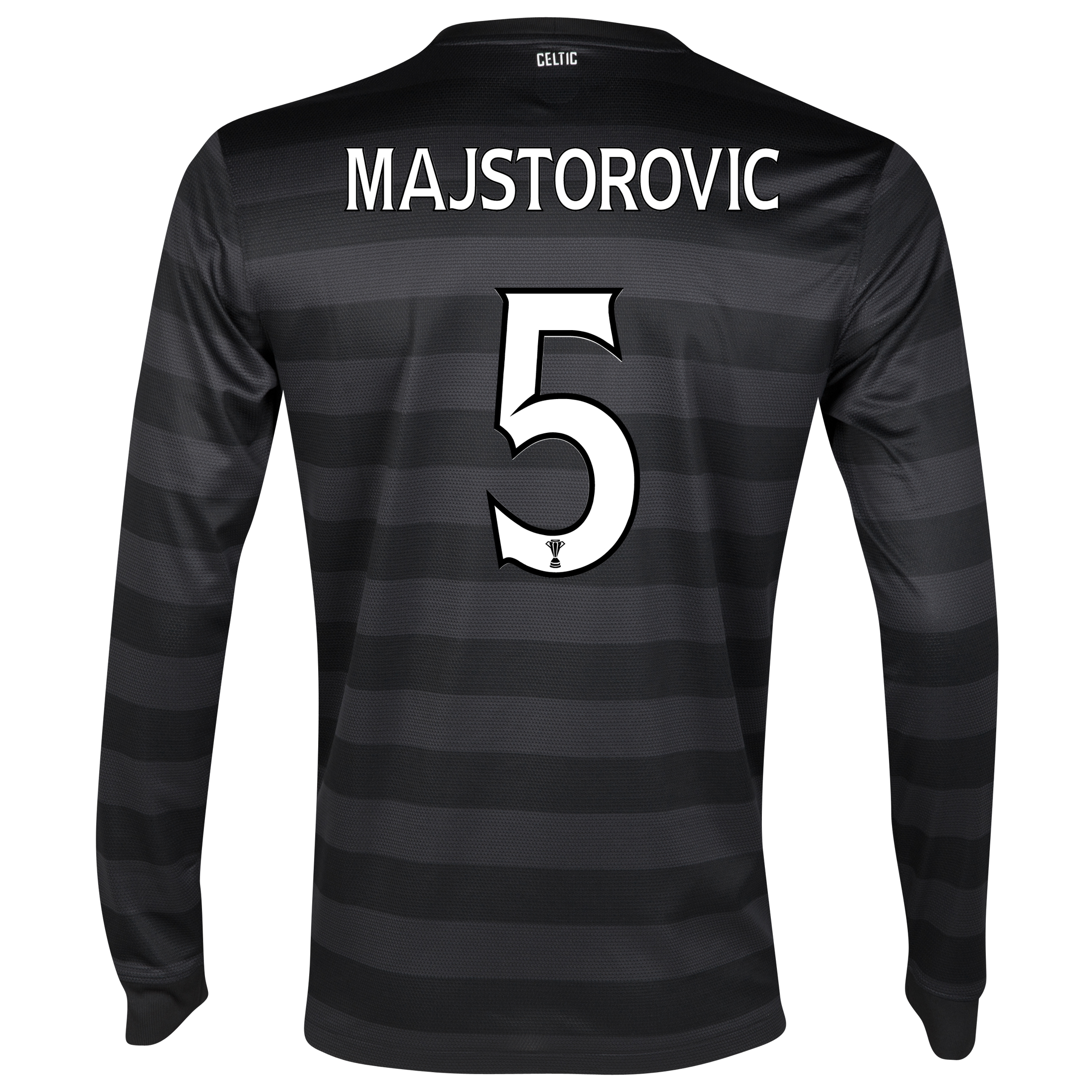 Celtic Away Shirt 2012~13 Long Sleeved no sponsor with Majstorovic 5 printing