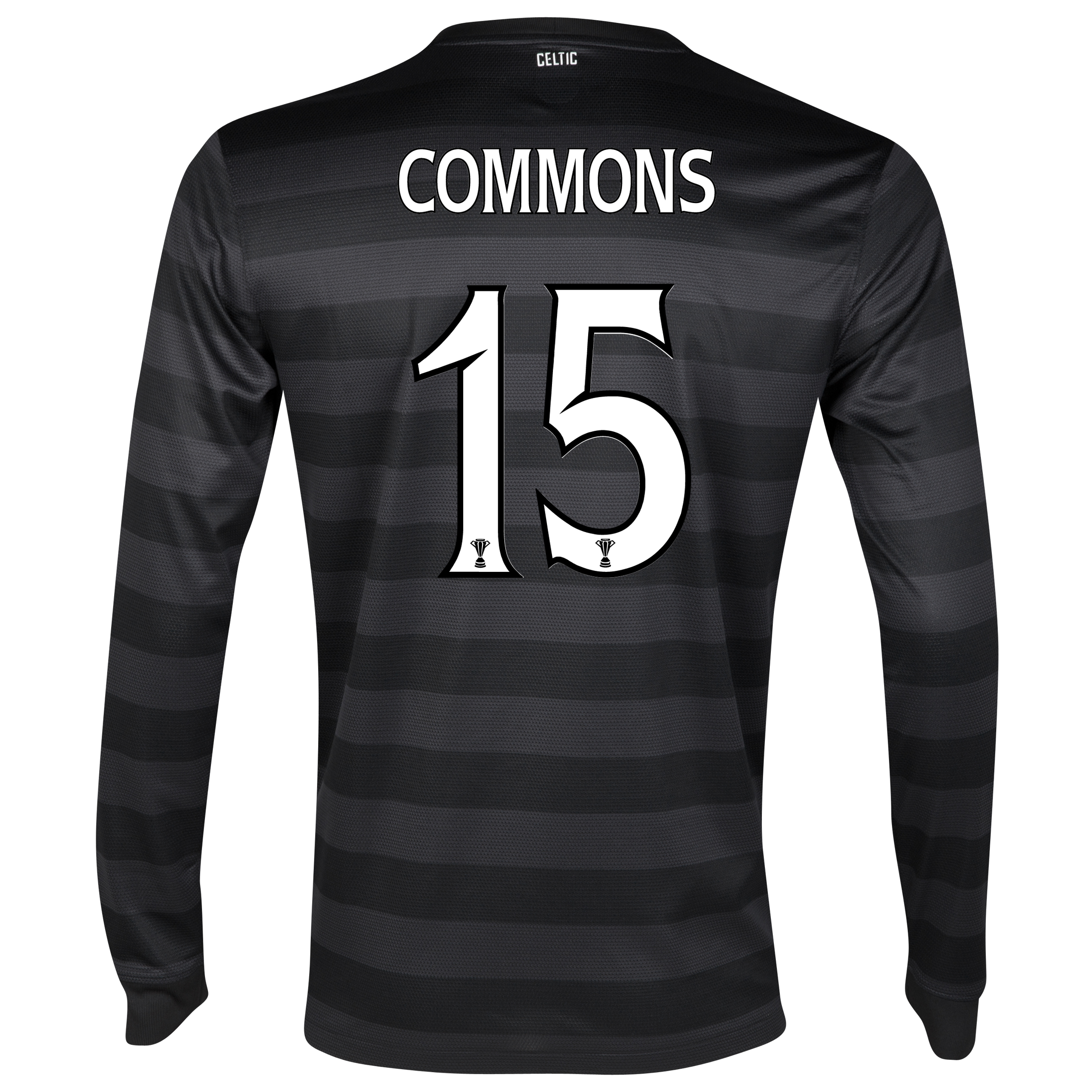Celtic Away Shirt 2012~13 Long Sleeved no sponsor with Commons 15 printing