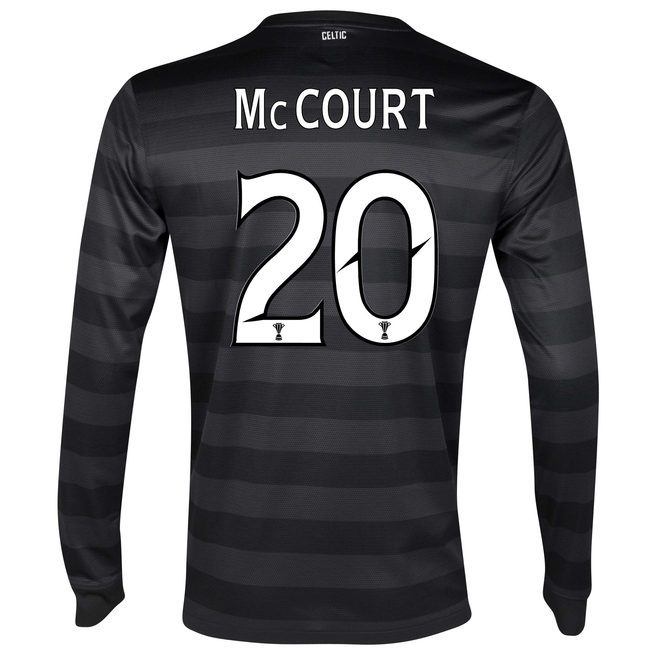 Celtic Away Shirt 2012~13 Long Sleeved no sponsor with McCourt 20 printing