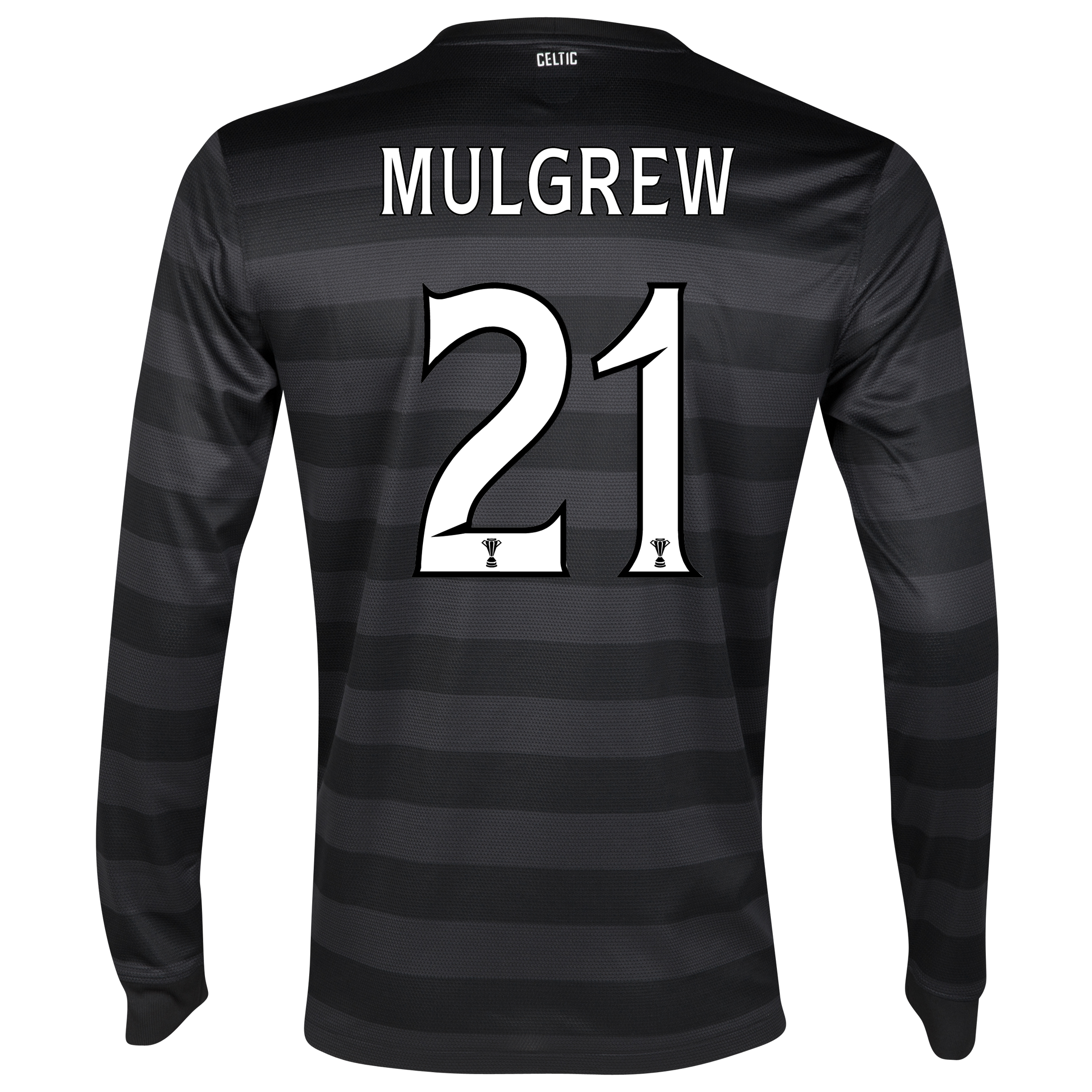 Celtic Away Shirt 2012~13 Long Sleeved no sponsor with Mulgrew 21 printing