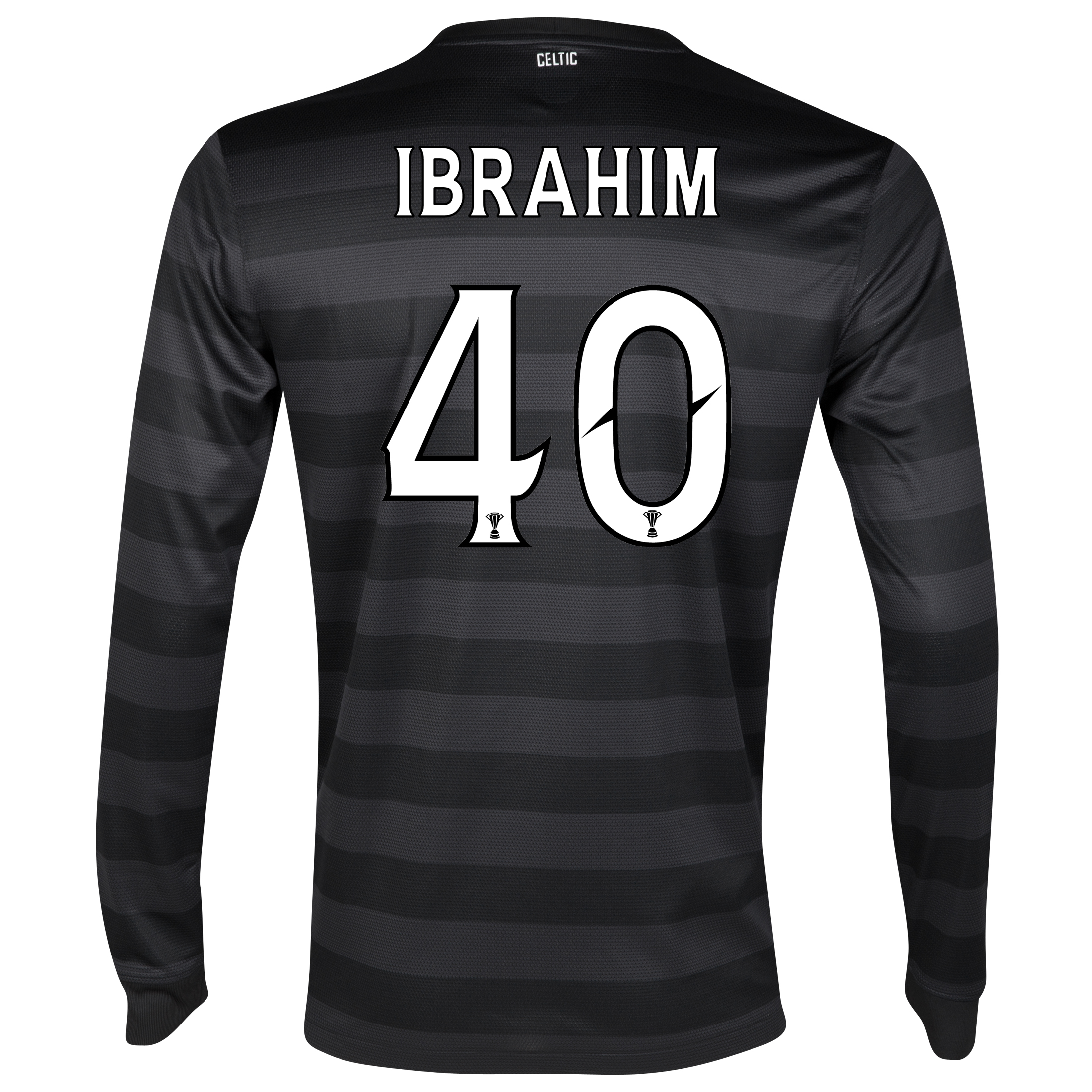 Celtic Away Shirt 2012~13 Long Sleeved no sponsor with Ibrahim 40 printing