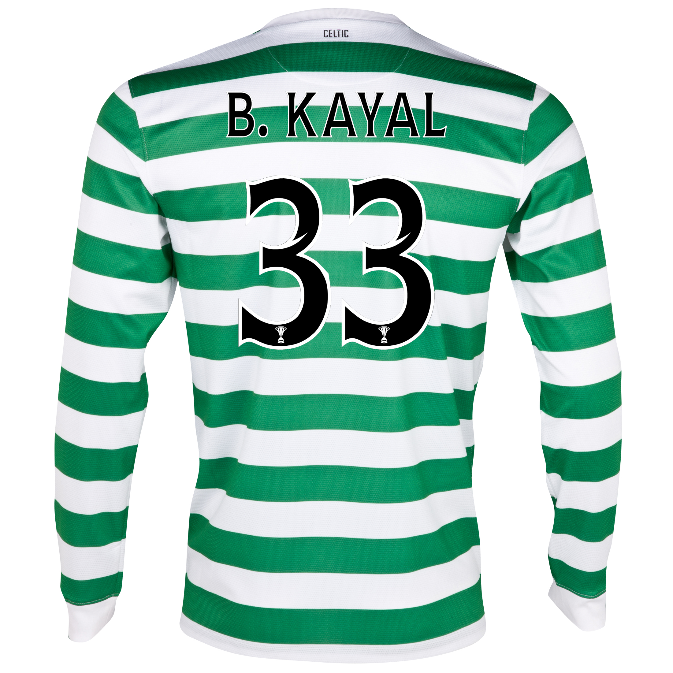 Celtic Home Shirt 2012/13 - Long Sleeved with B.Kayal 33 printing