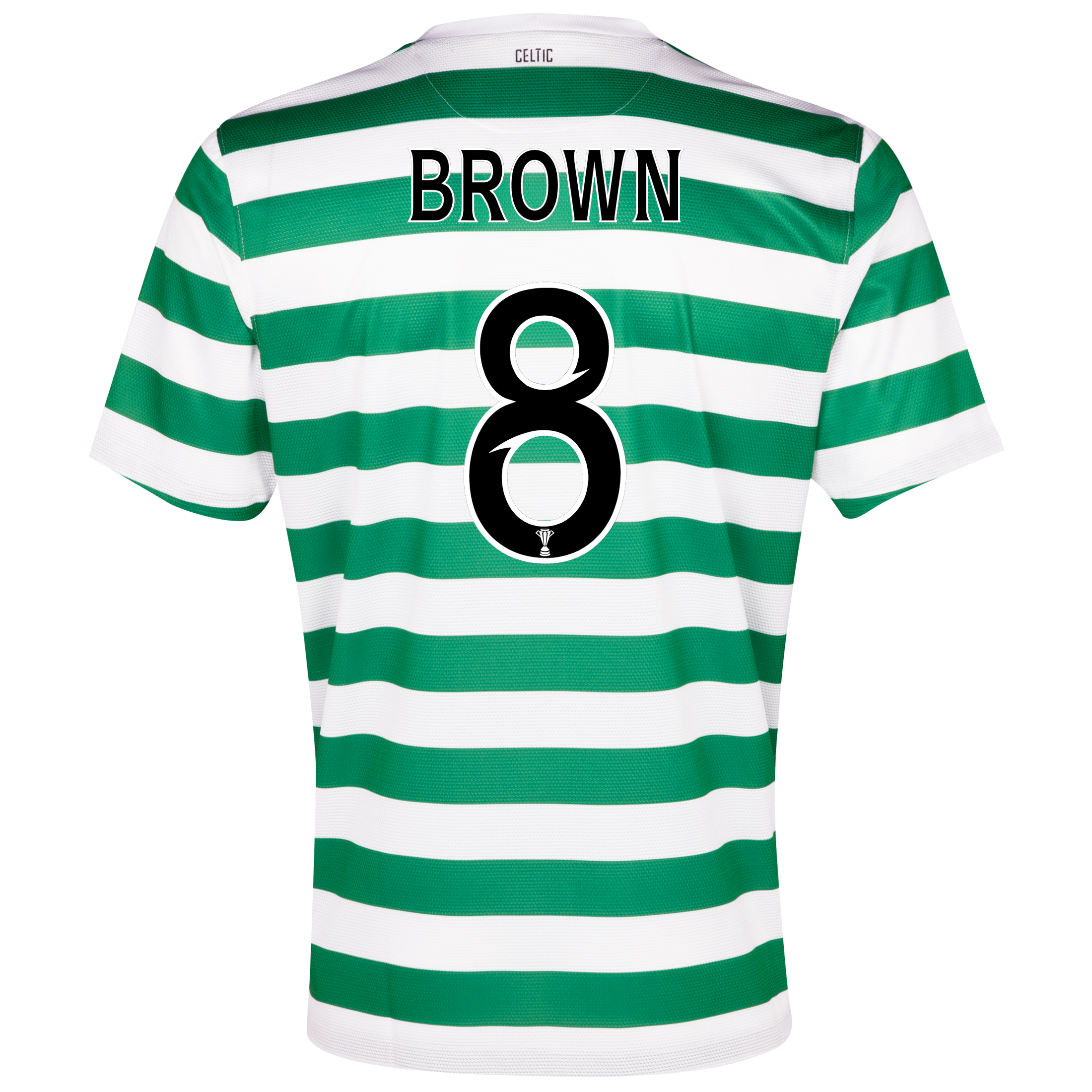 Celtic Home Shirt 2012/13 - Kids with Brown 8 printing