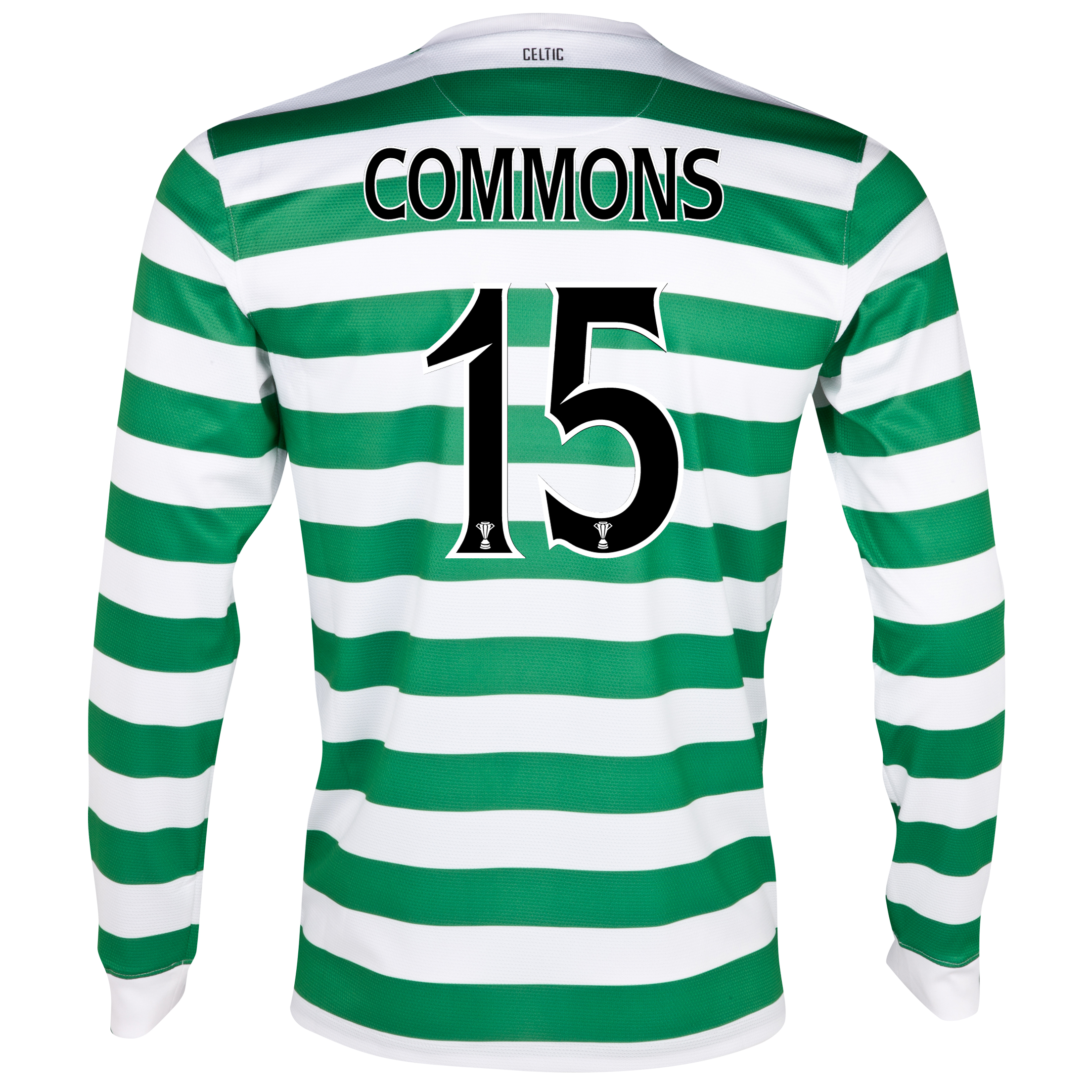 Celtic Home Shirt 2012/13 - Long Sleeved - No Sponsor with Commons 15 printing